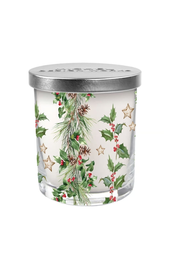 MICHEL DESIGN WORKS Jar Candle - Holiday Garland - Magpie Style