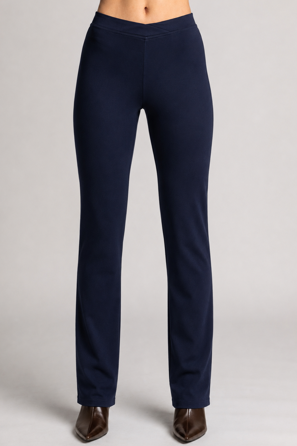 PAULA RYAN Narrow Leg Pant - Navy Roma - Paula Ryan