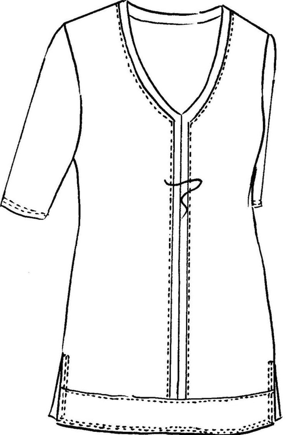 PAULA RYAN ESSENTIALS V Neck Half Sleeve Top - MicroModal - Paula Ryan