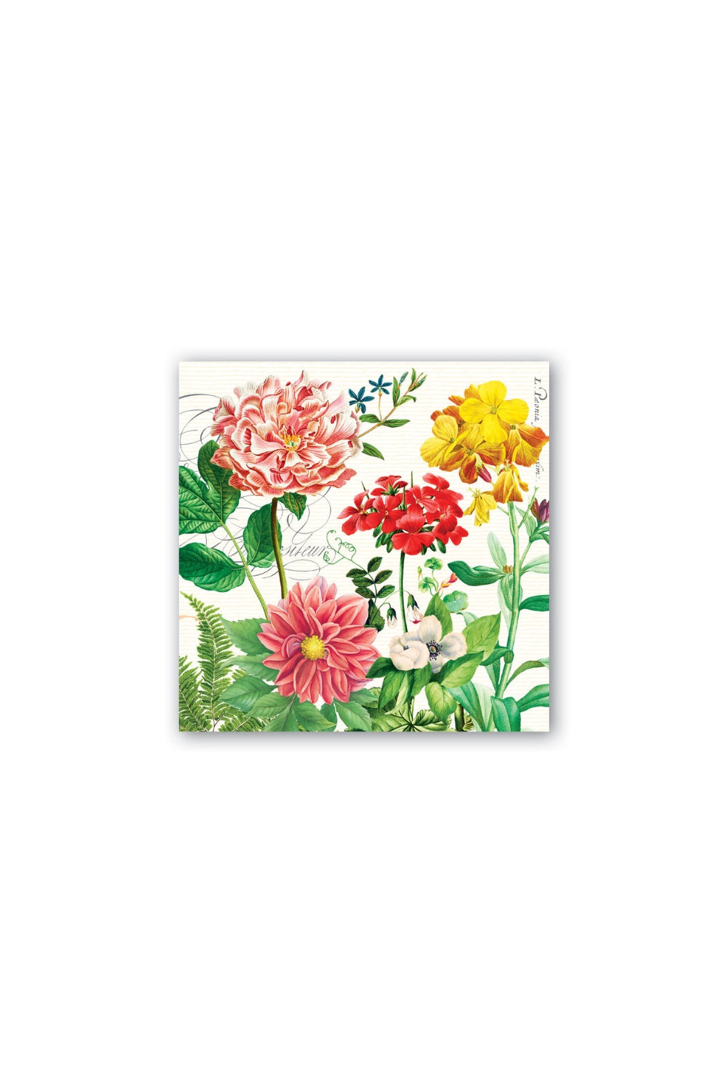 MICHEL DESIGN WORKS Poppies & Posies Cocktail Napkins - Magpie Style