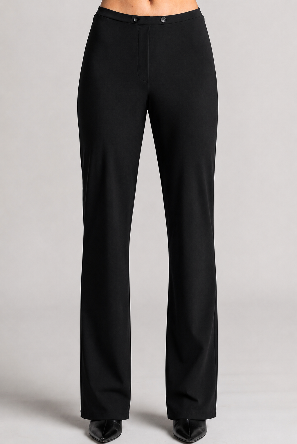 PAULA RYAN Tailored Pant - Microjersey Black - Paula Ryan