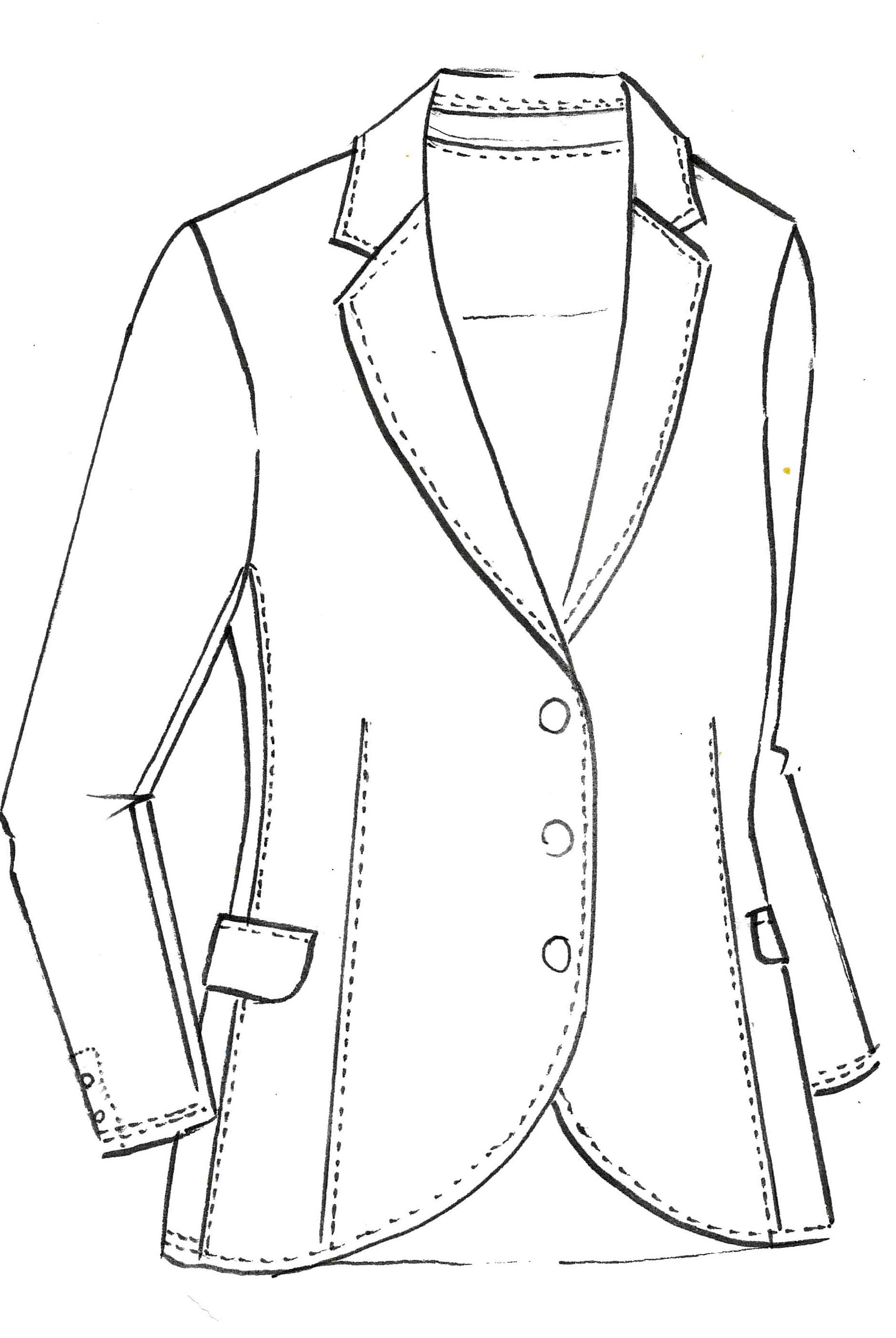 PAULA RYAN Tailored Jacket - White - Microjersey - PRE ORDER - Paula Ryan