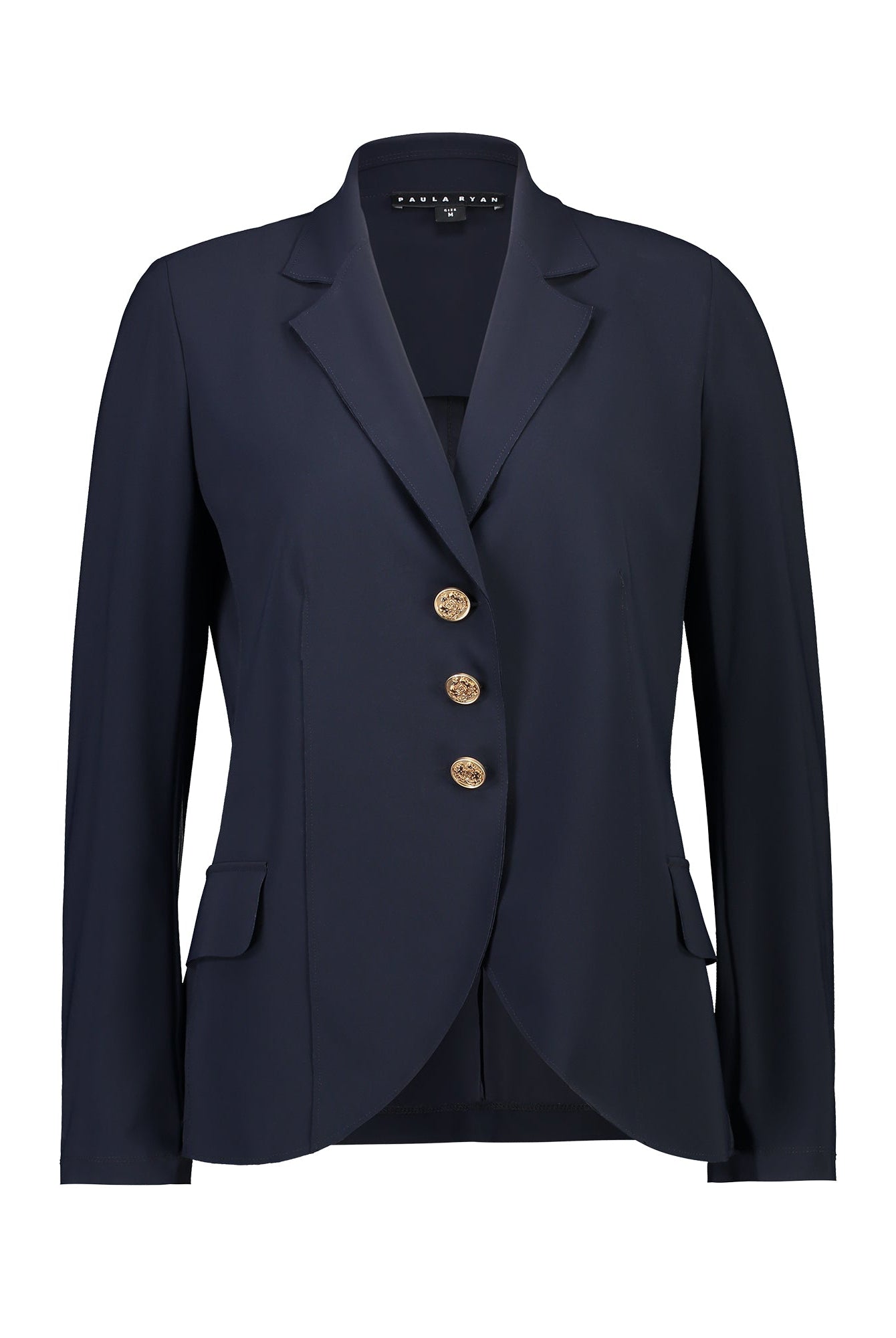 PAULA RYAN Tailored Jacket - Navy - Microjersey - PRE ORDER - Paula Ryan