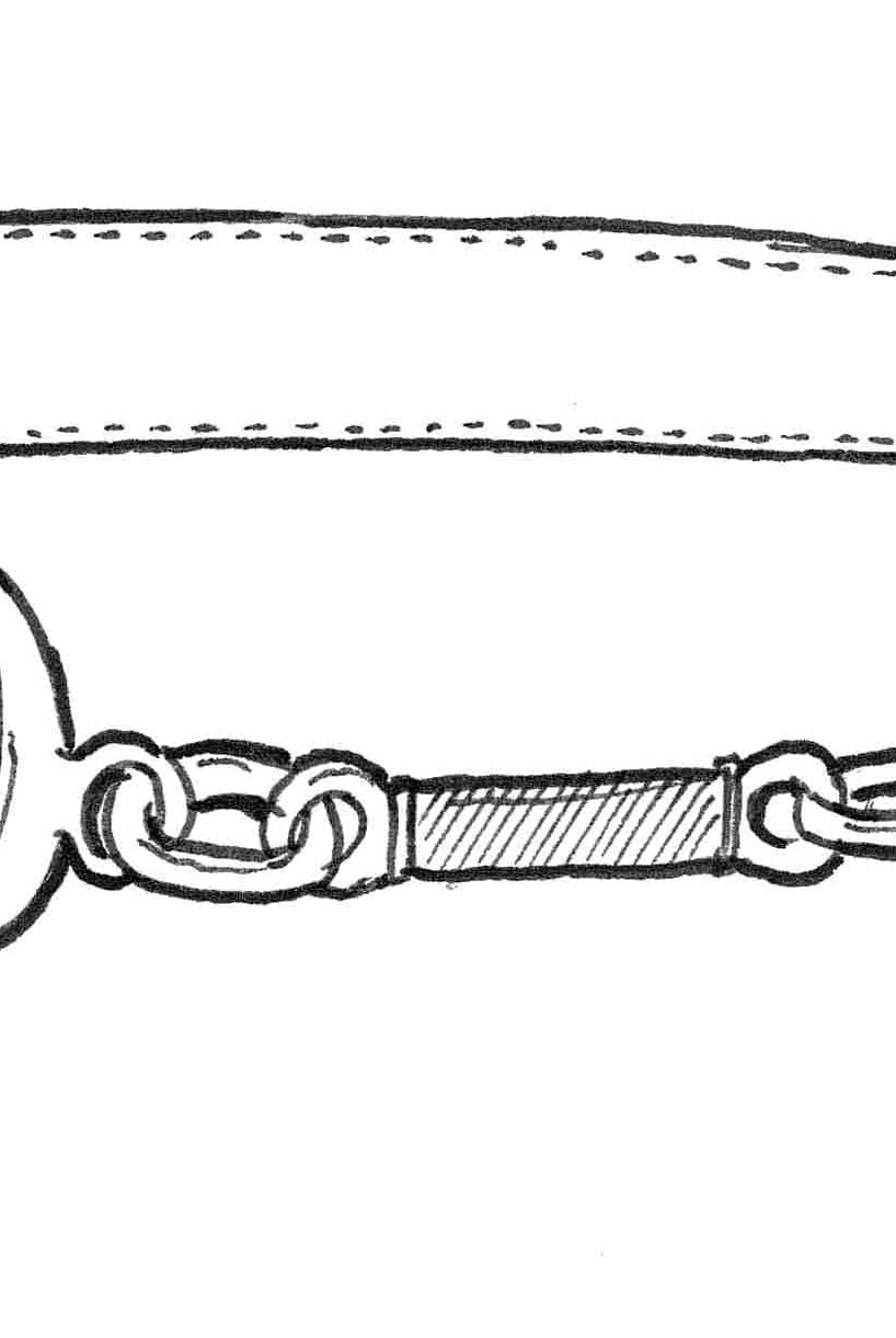 PAULA RYAN Metal Trimmed Leather Belt - Black/Nickel - Paula Ryan