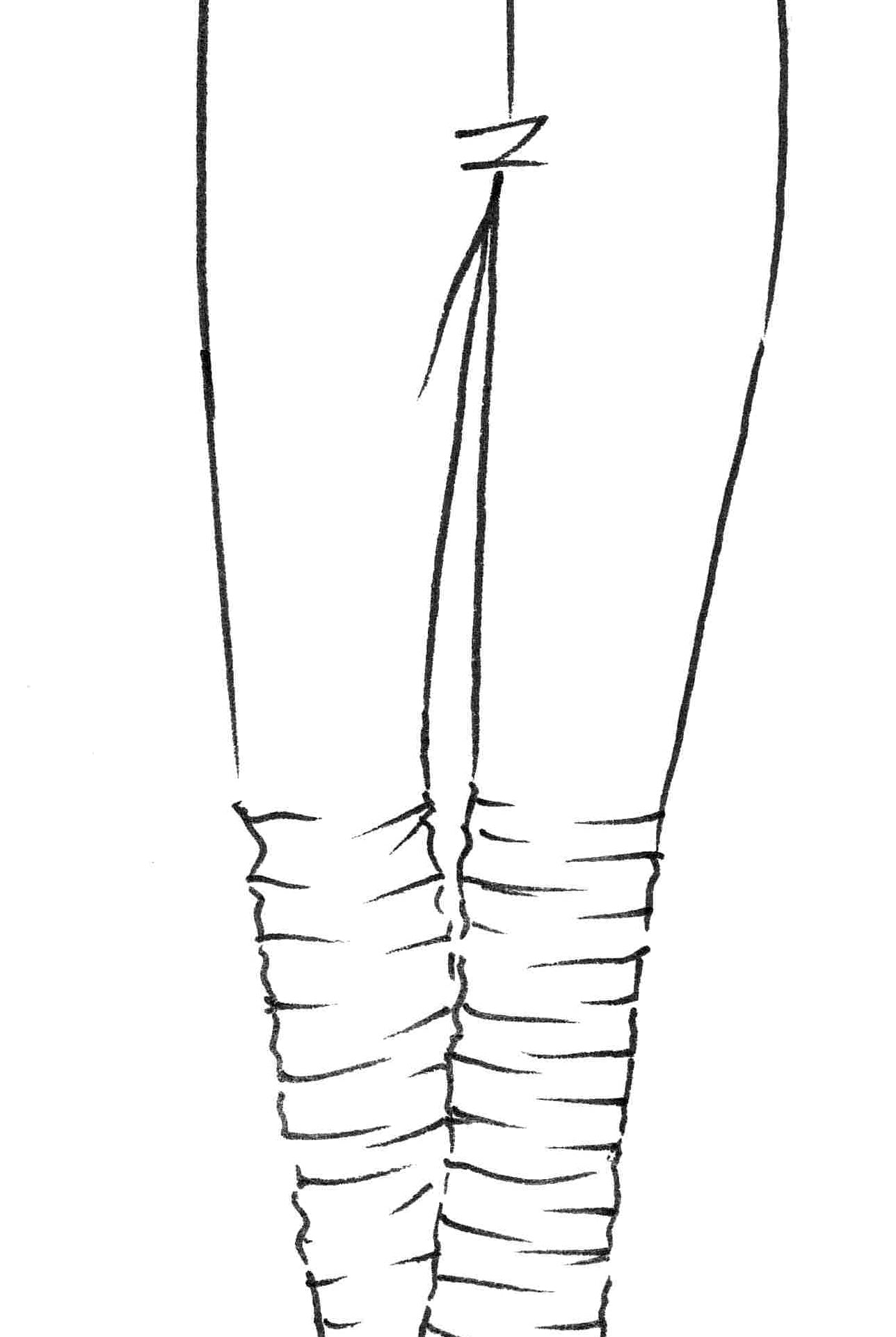 PAULA RYAN Rouched Legging - Black - Paula Ryan