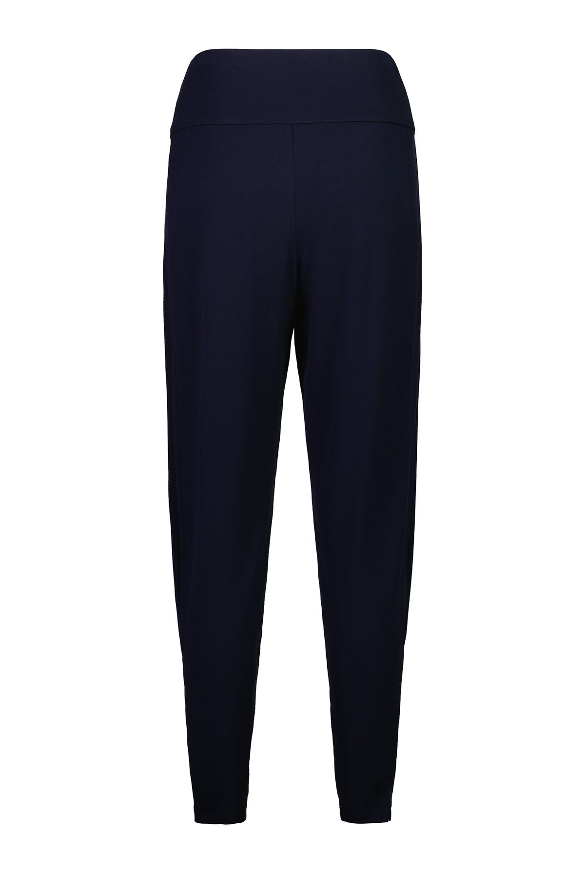 PAULA RYAN Ankle Pleat Merino Basque Pant -Navy - Paula Ryan