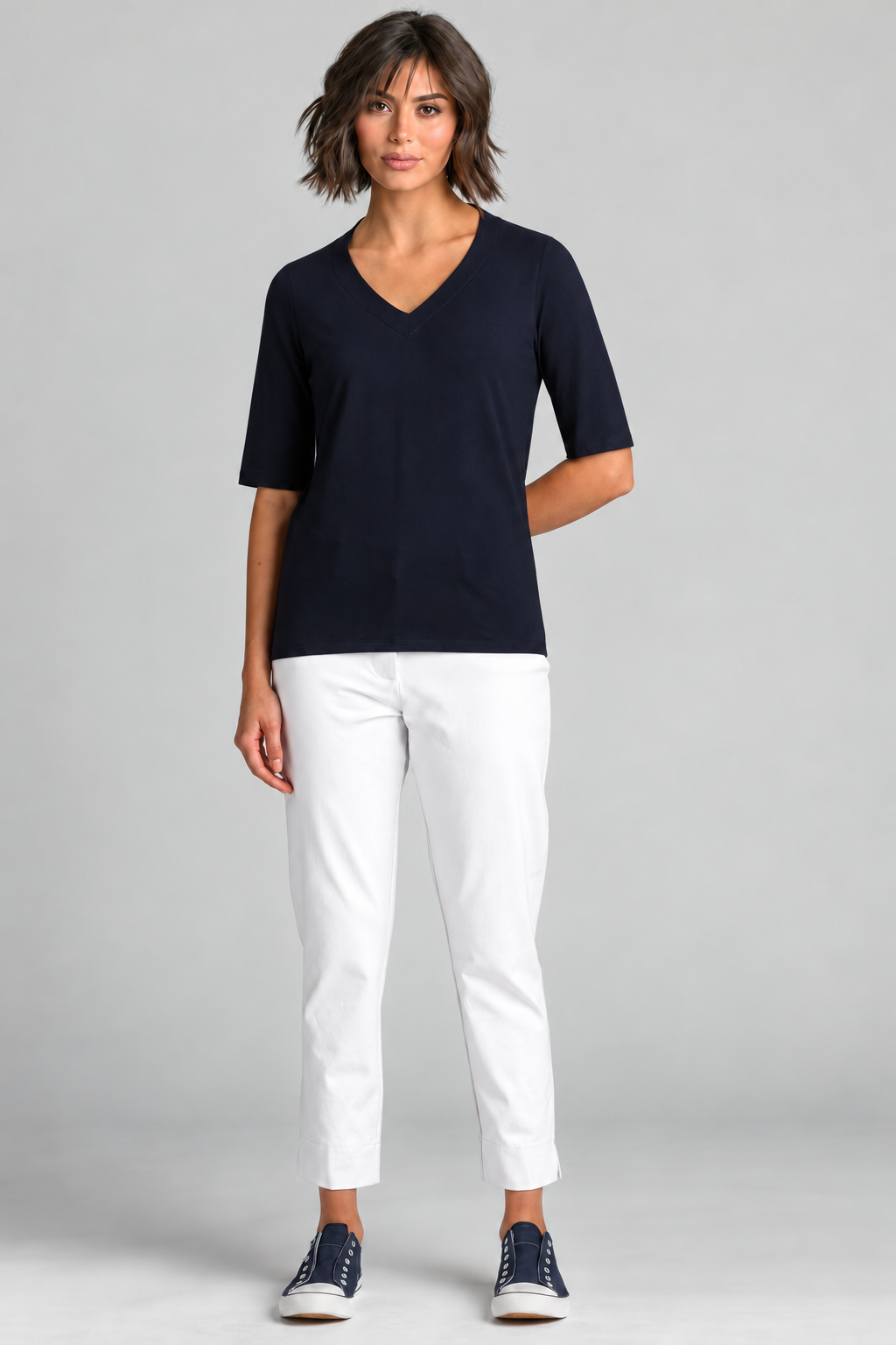 Paula Ryan 9609 Navy, view 4