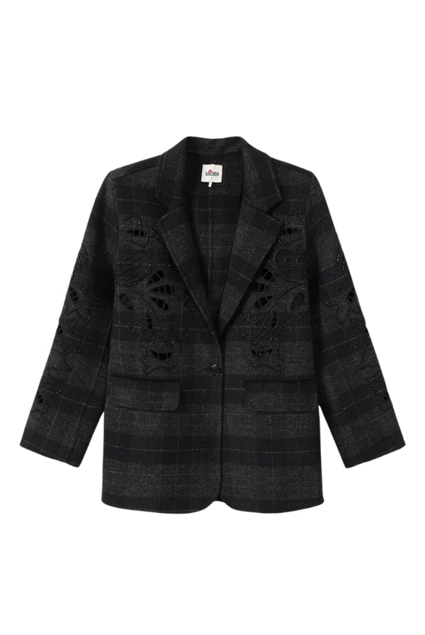 ME369 Kinsley Wool Jacket - Black - Magpie Style