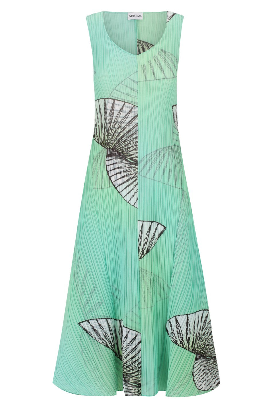 ALQUEMA - Long Estrella Dress - Lime Fan Dance - Magpie Style