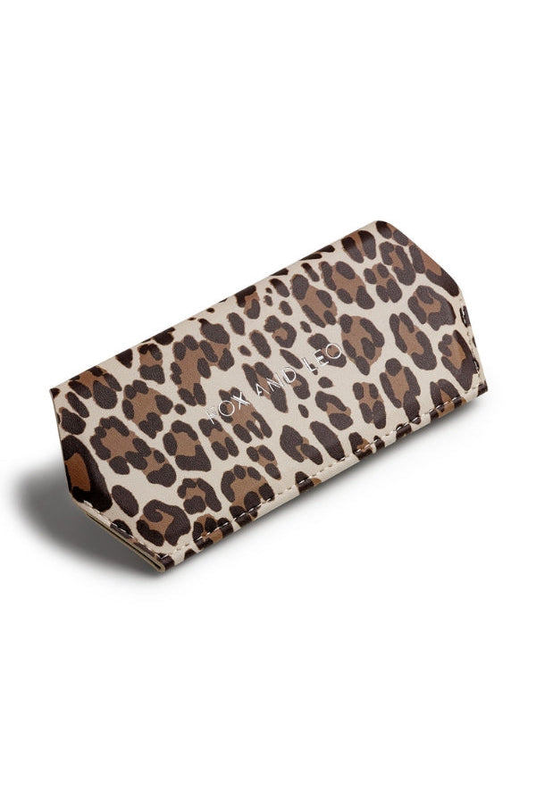 Fox and Leo glasses case - Leopard - Paula Ryan