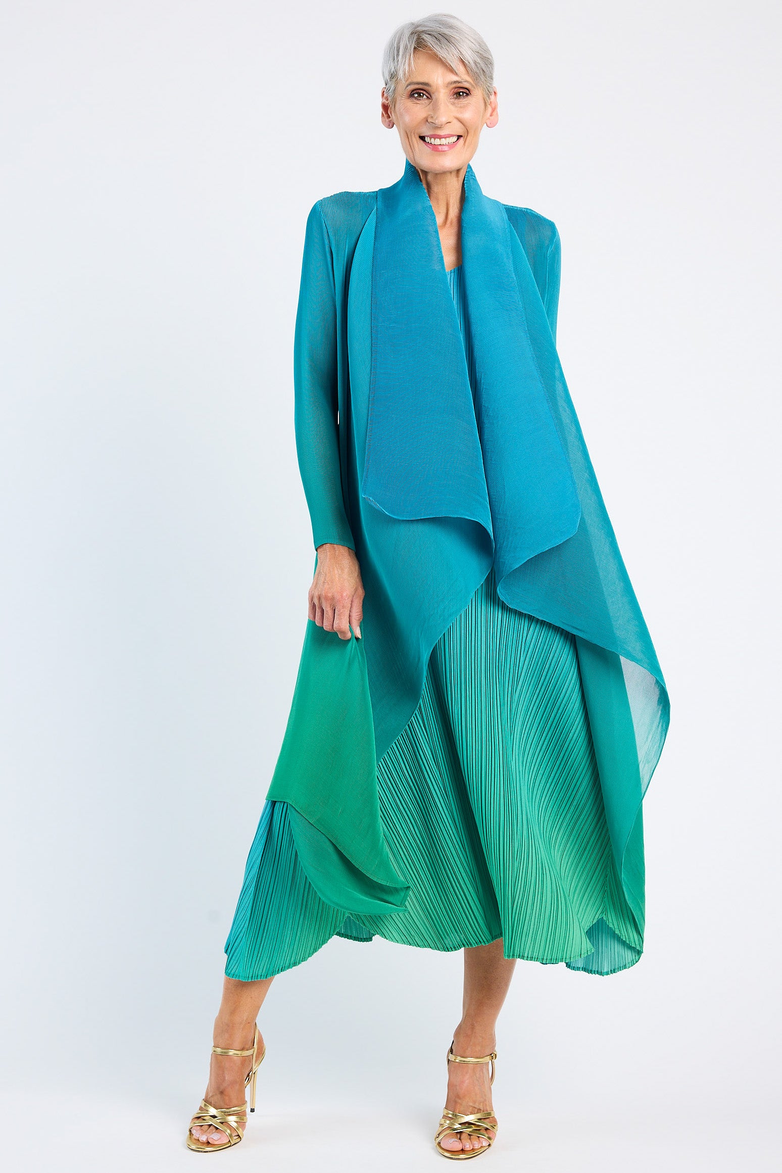 ALQUEMA - Collare Coat Biscay to Fern - Magpie Style