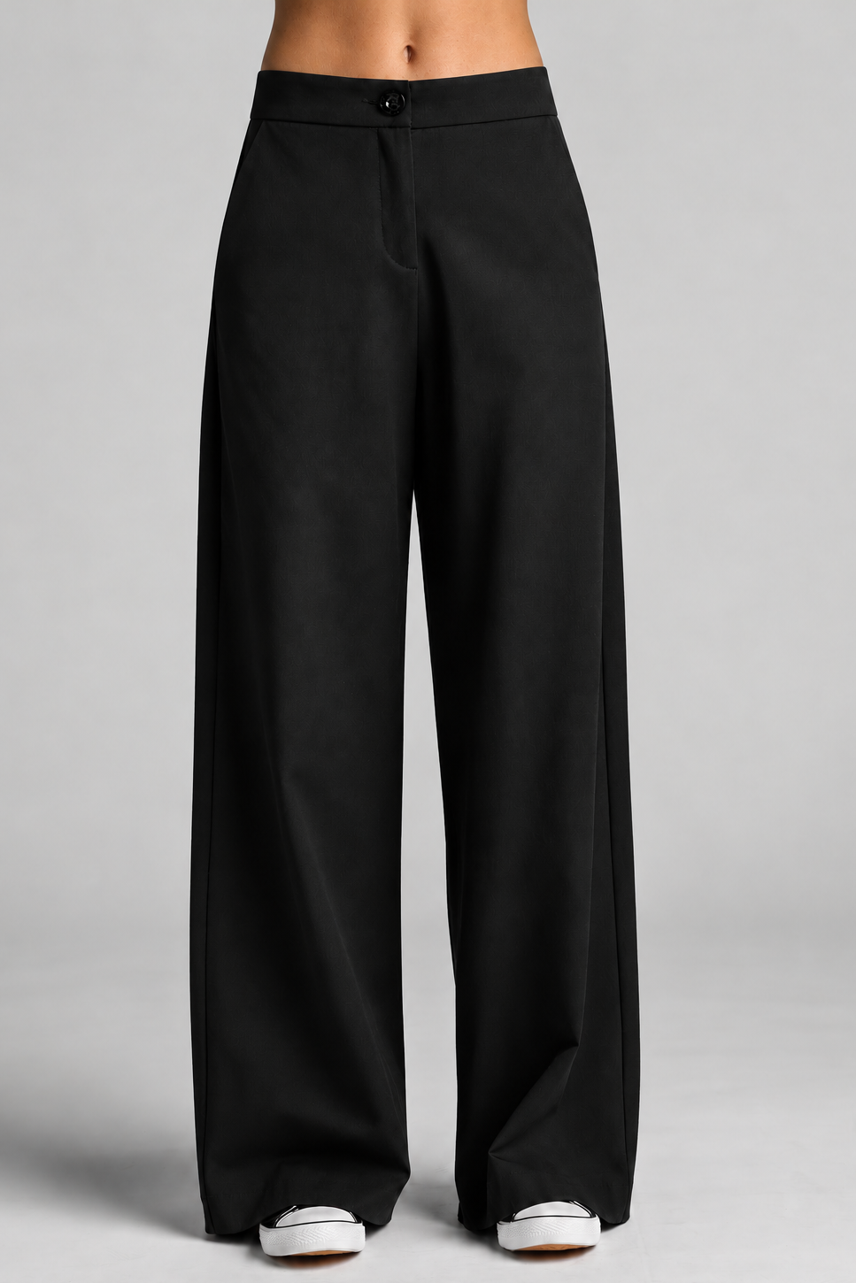 Sailor Stretch Pant - Black Cotton Drill - Paula Ryan