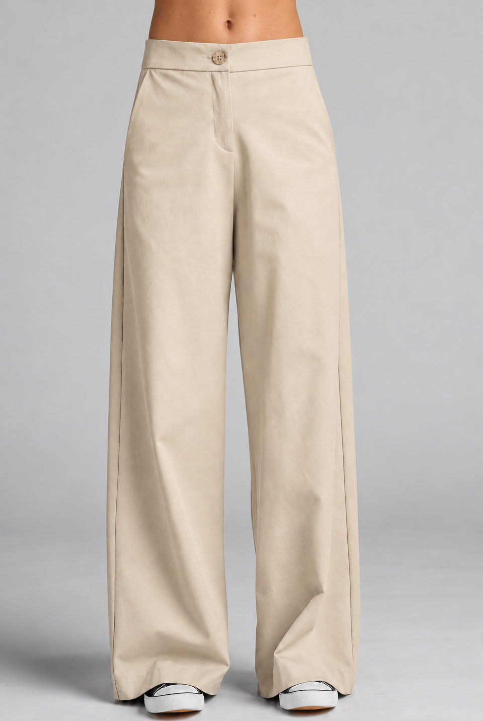 Sailor Stretch Pant - Sand Cotton Drill - Paula Ryan