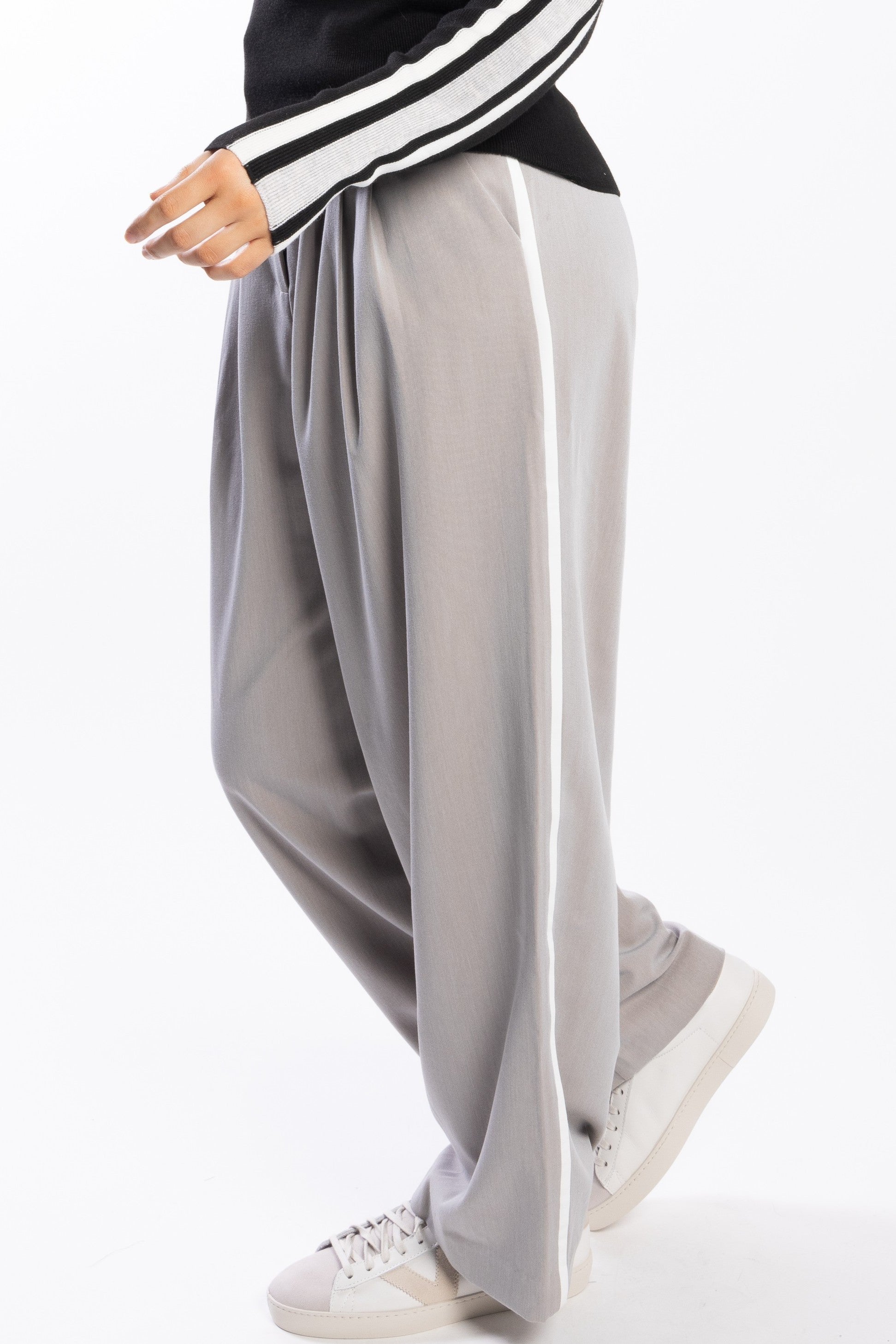 DRAMA THE LABEL Beau Pant - Putty/Ivory - Magpie Style