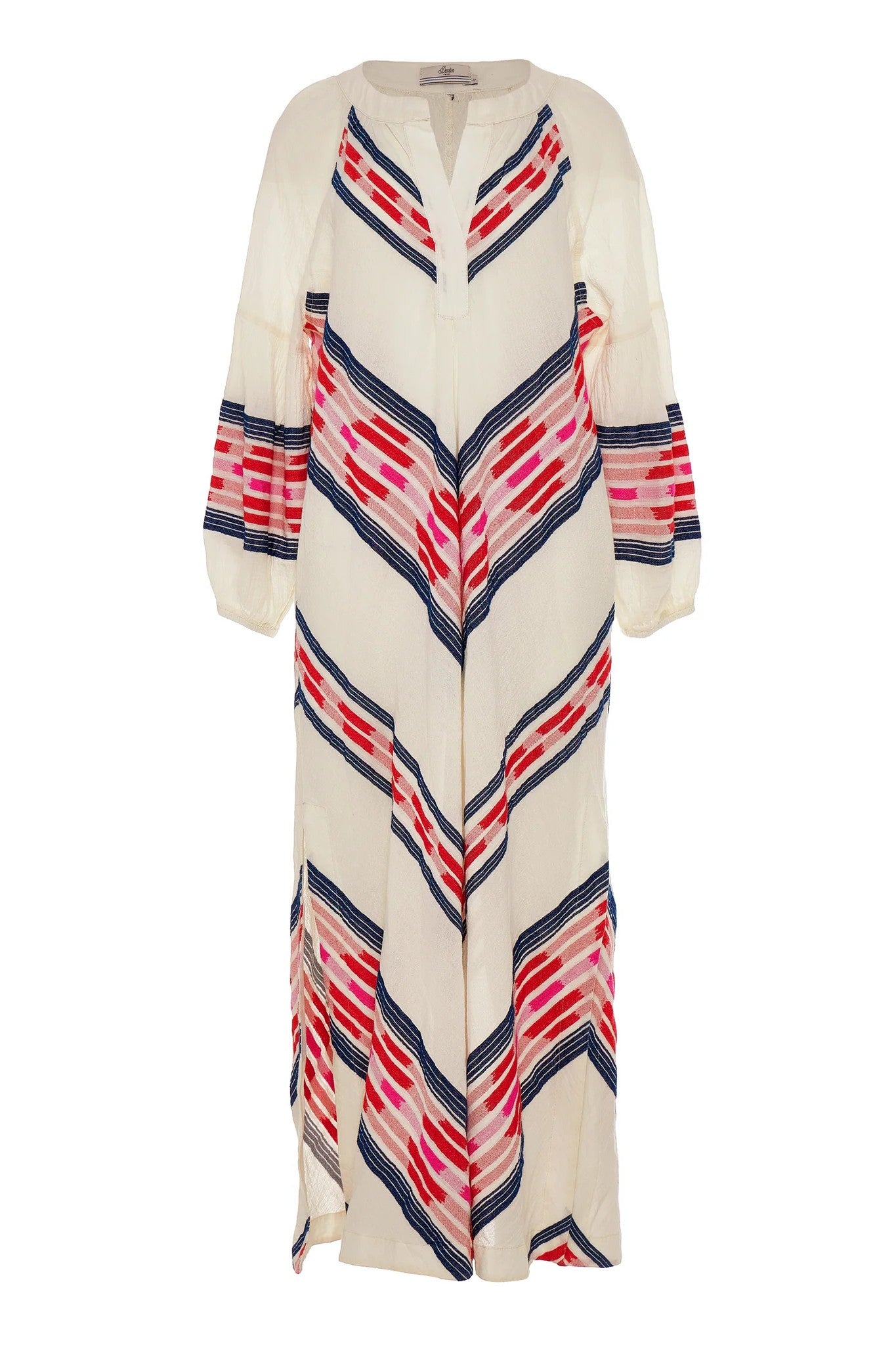 DEVOTION TWINS Beloved Long Dress - Navy/Red - Magpie Style