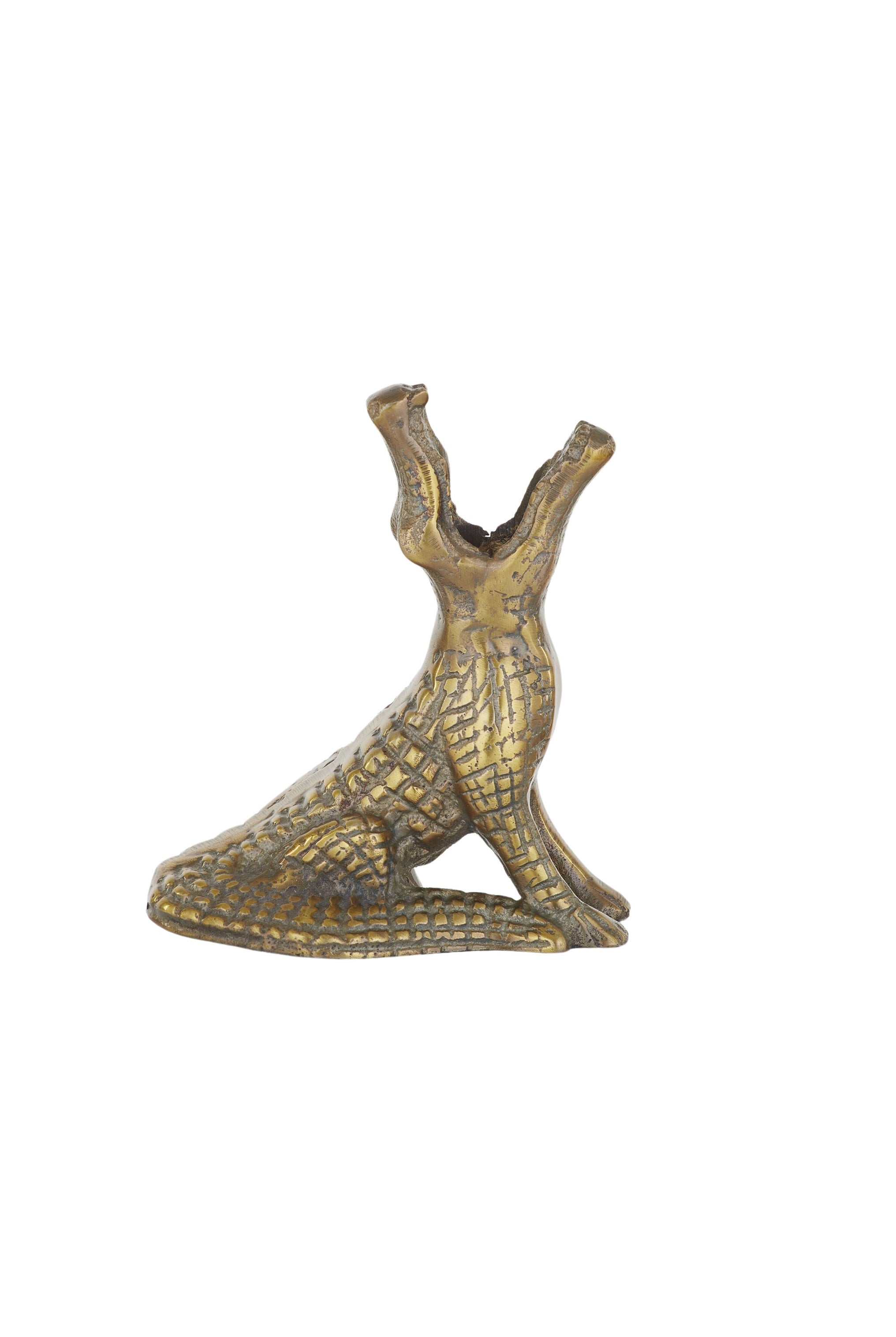 Caiman Crocodile Candleholder - Magpie Style