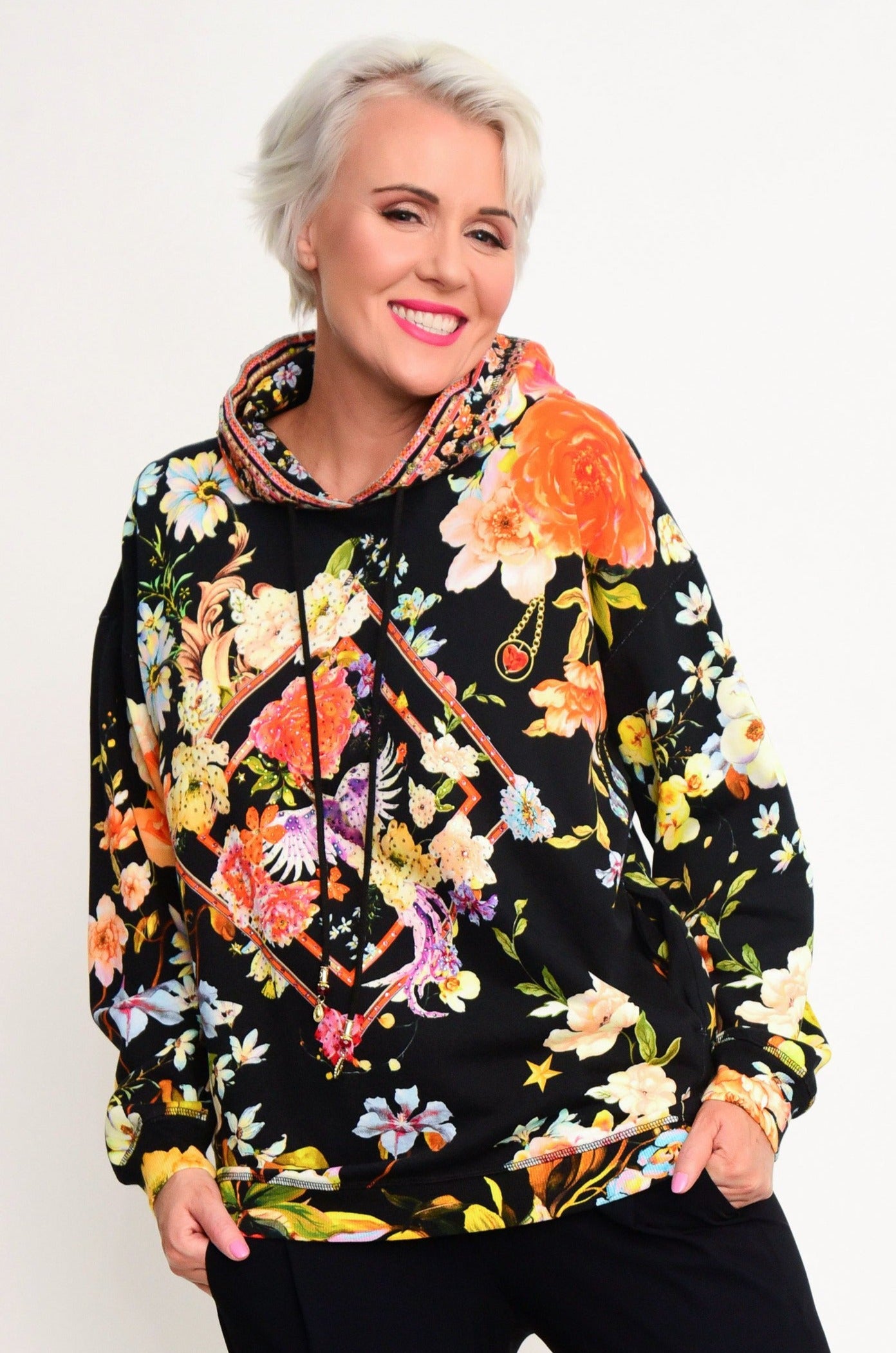 CAMILLA Hoody With Pockets - Secret History - Magpie Style