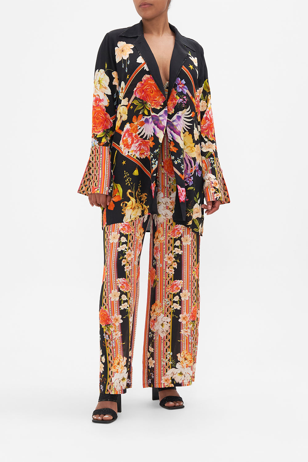 CAMILLA Split Cuff Soft Jacket - Secret History - Magpie Style