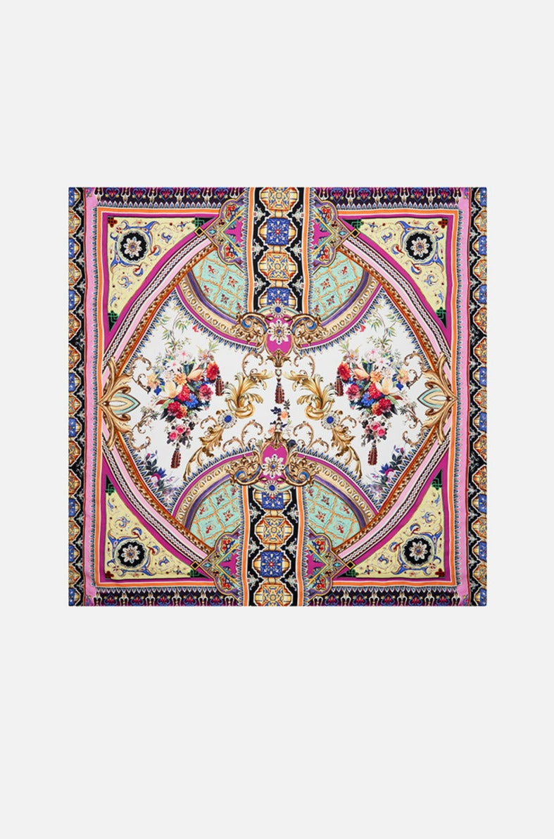 CAMILLA - Large square Scarf Friends With Frescos - Magpie Style