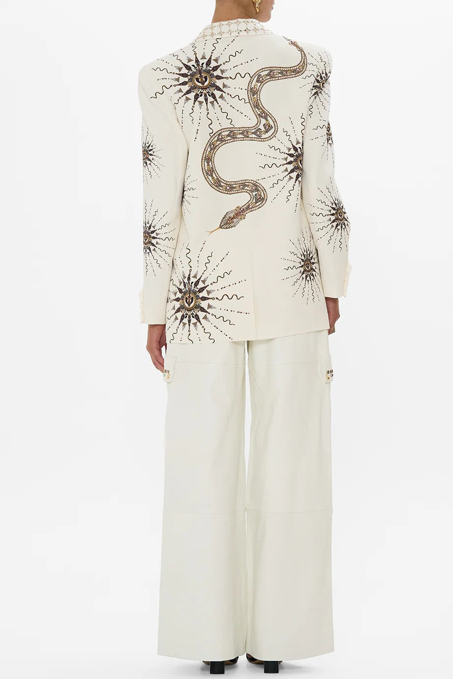 CAMILLA Jacket with Sleeve Cut Out Detail - Goddess Energy - Magpie Style