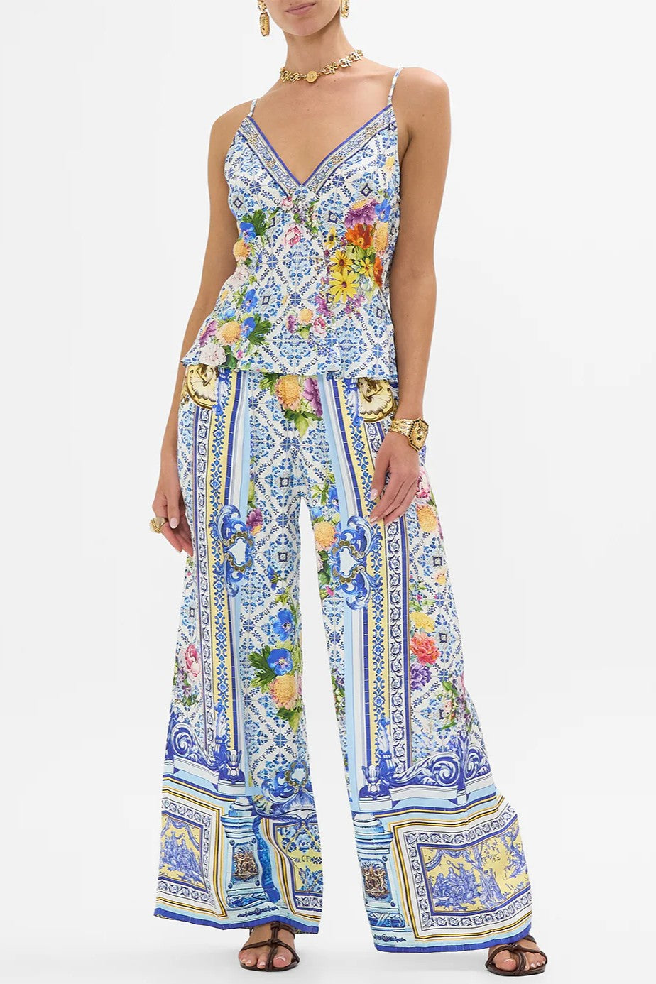 CAMILLA V Neck Cami - Wall to Wall Wonders - Magpie Style