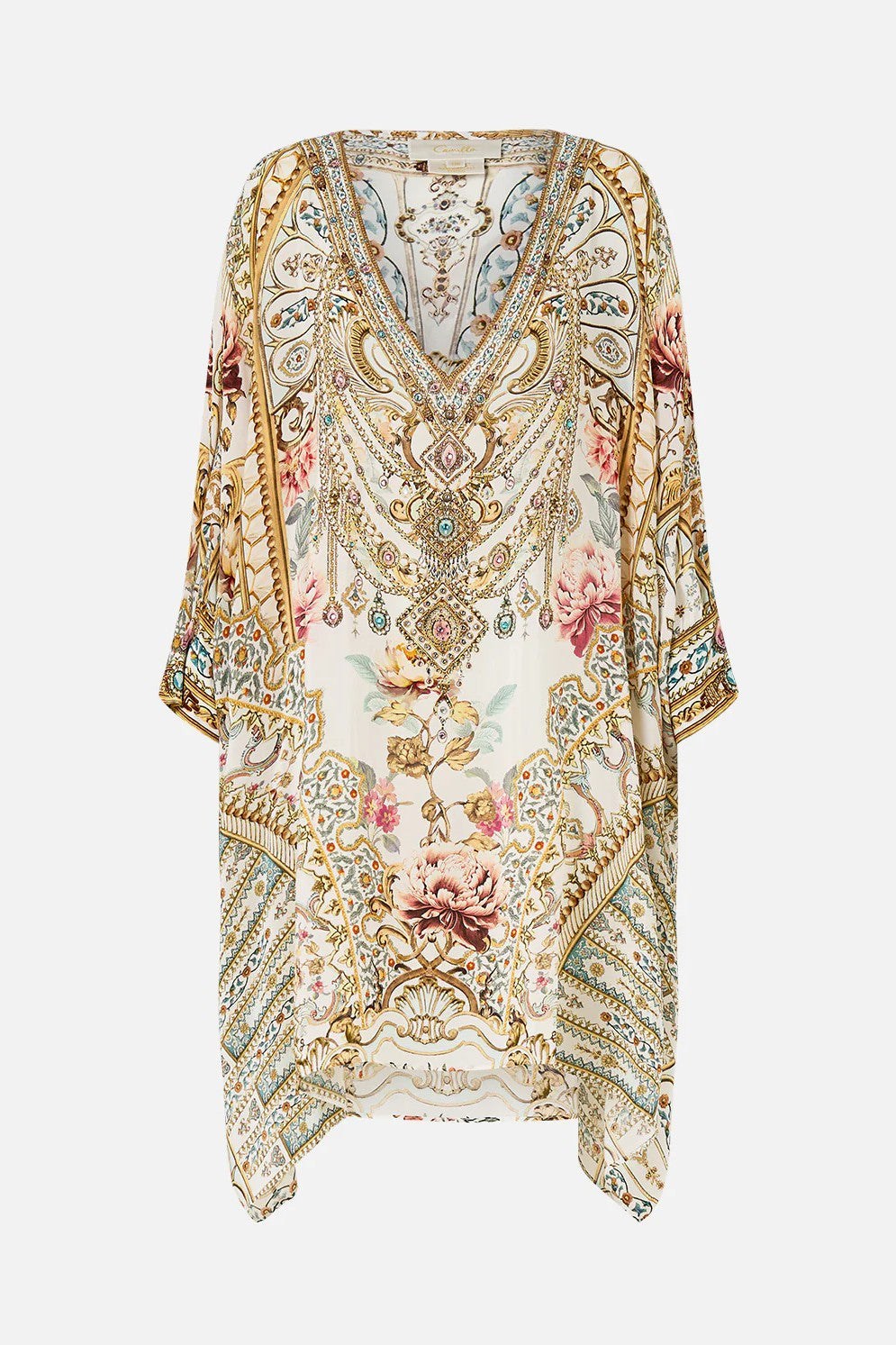 CAMILLA Short Kaftan with Cuff - Ottoman Dynasty - Magpie Style