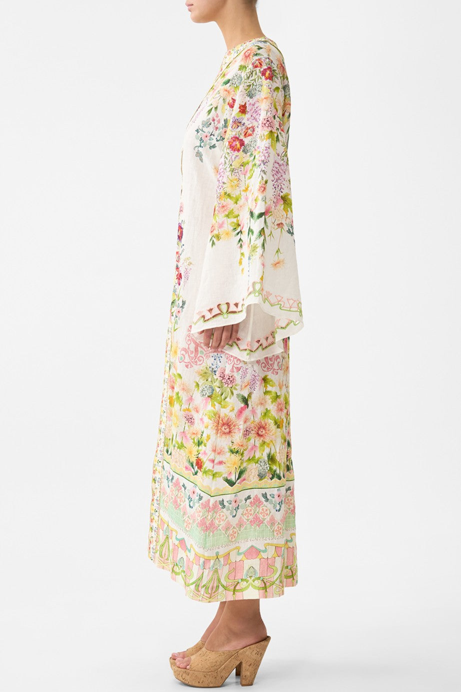 CAMILLA Deep V Neck Hardware Kaftan - The Call of Catalonia - Magpie Style