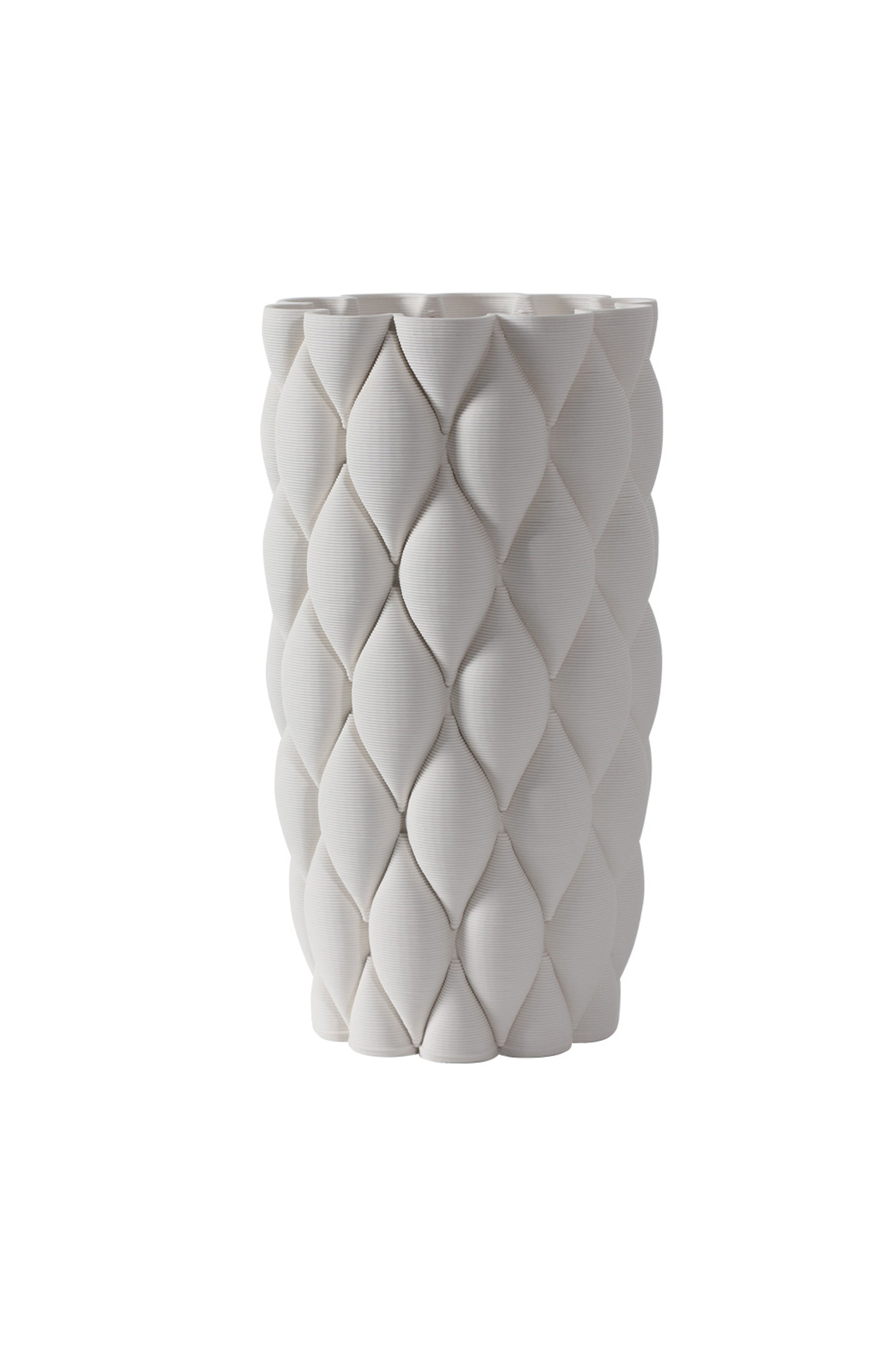 Minx Ceramic Quilted Porcelain Vase - Magpie Style