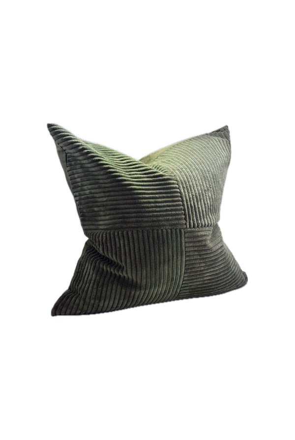 Cordoroy Olive Cushion - Magpie Style