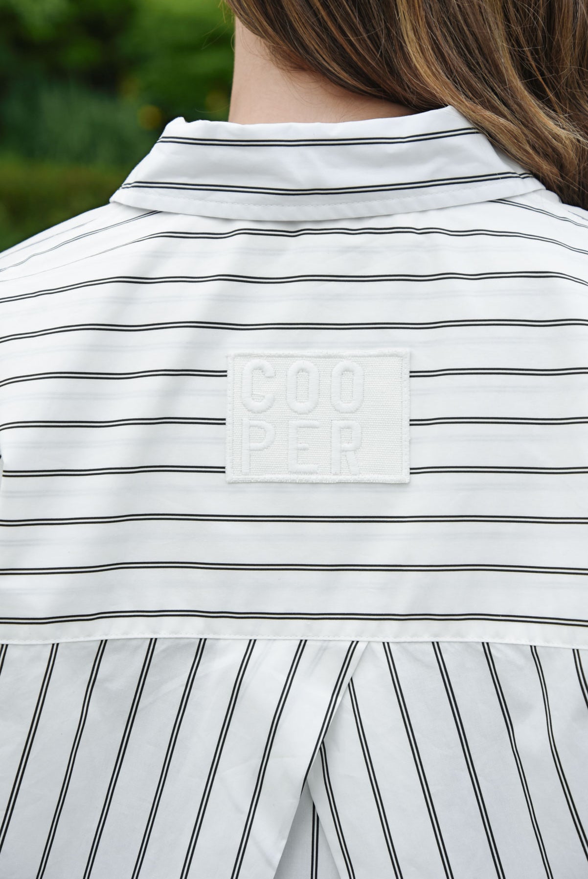 COOPER Yoke Of Luck Shirt - White Stripe - Magpie Style