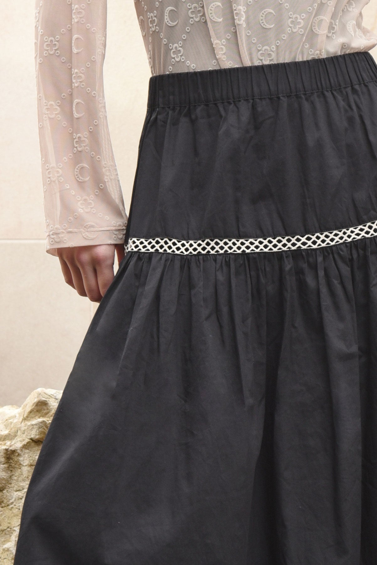 CURATE New Horizons Skirt - Black - Magpie Style