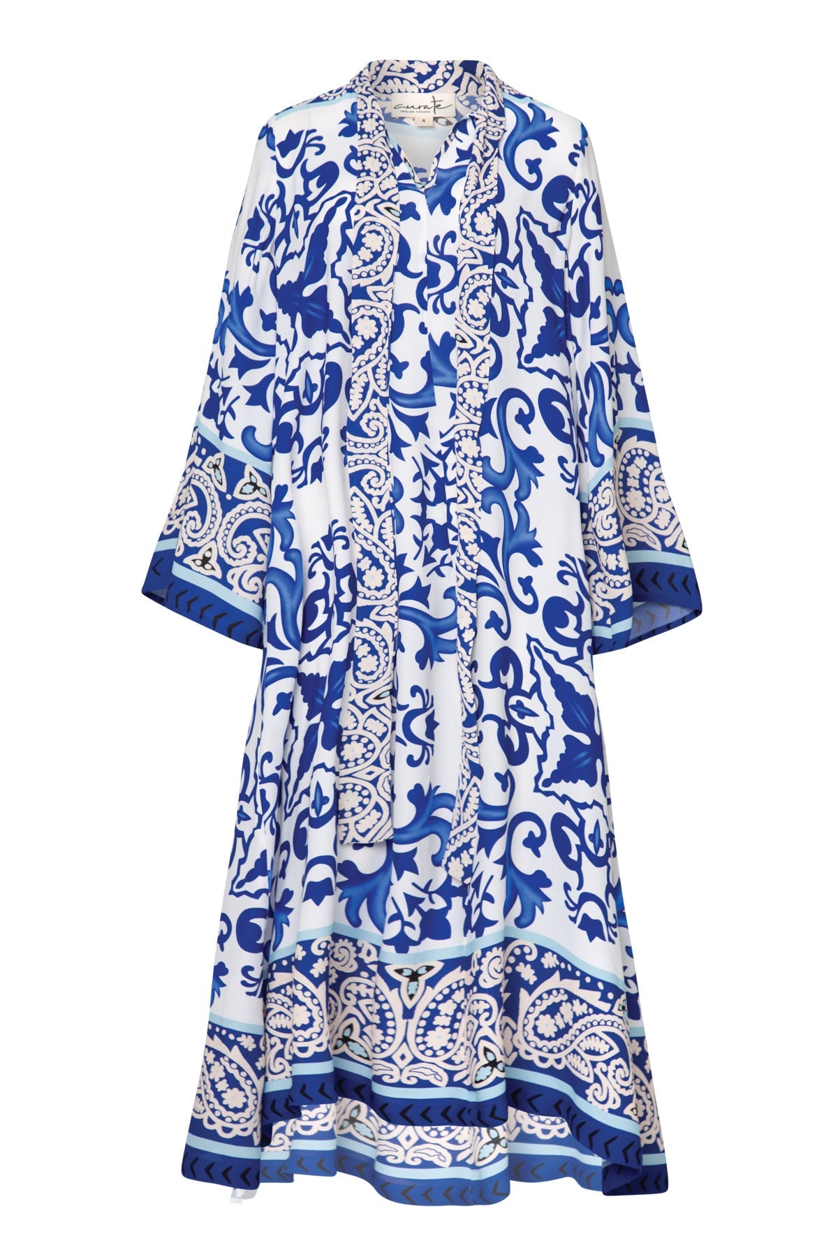 CURATE Little Swish Sunshine Dress - Blue Tile
