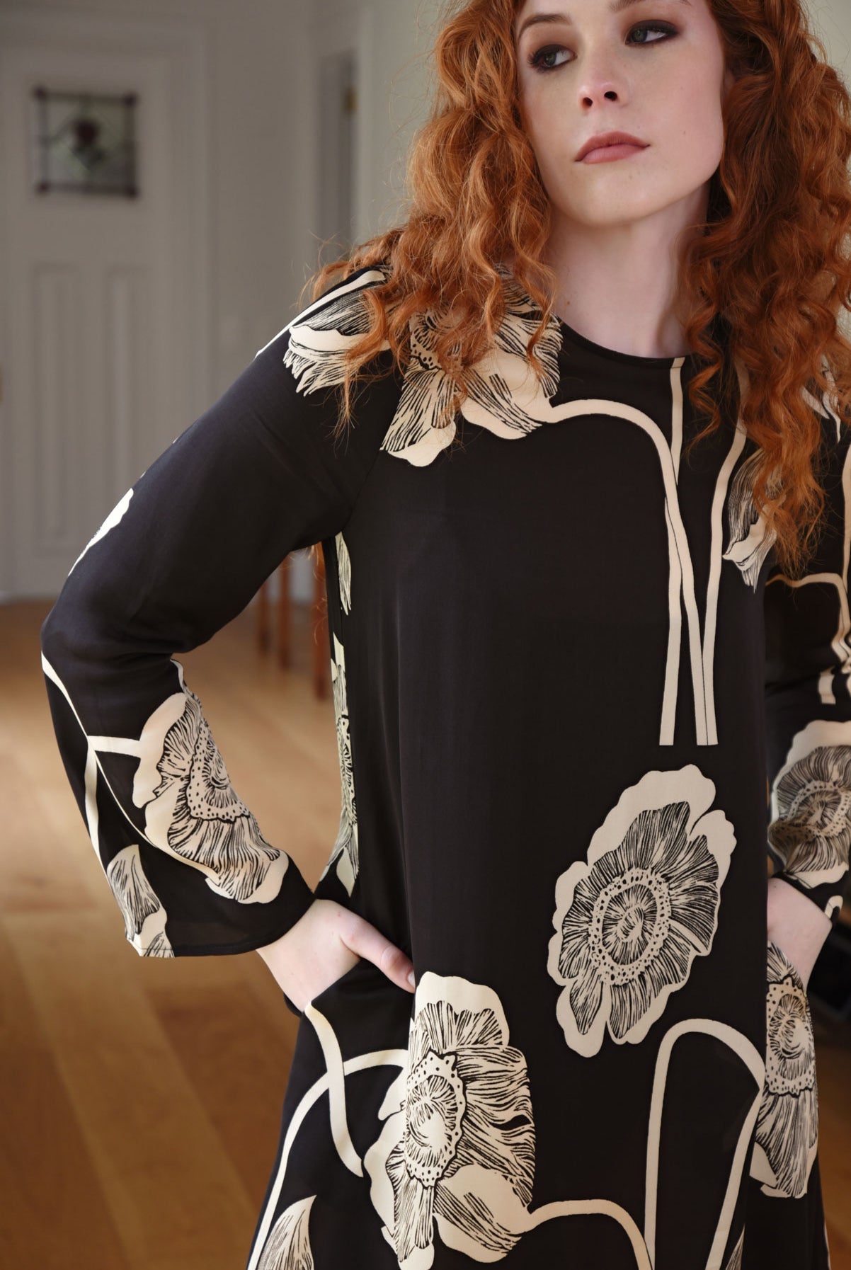 CURATE Charge It To My Room Dress - Black - Magpie Style