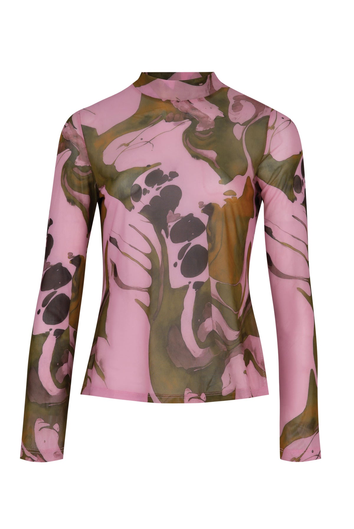 CURATE Don’t Get Meshy Top - Pink/Green - Magpie Style