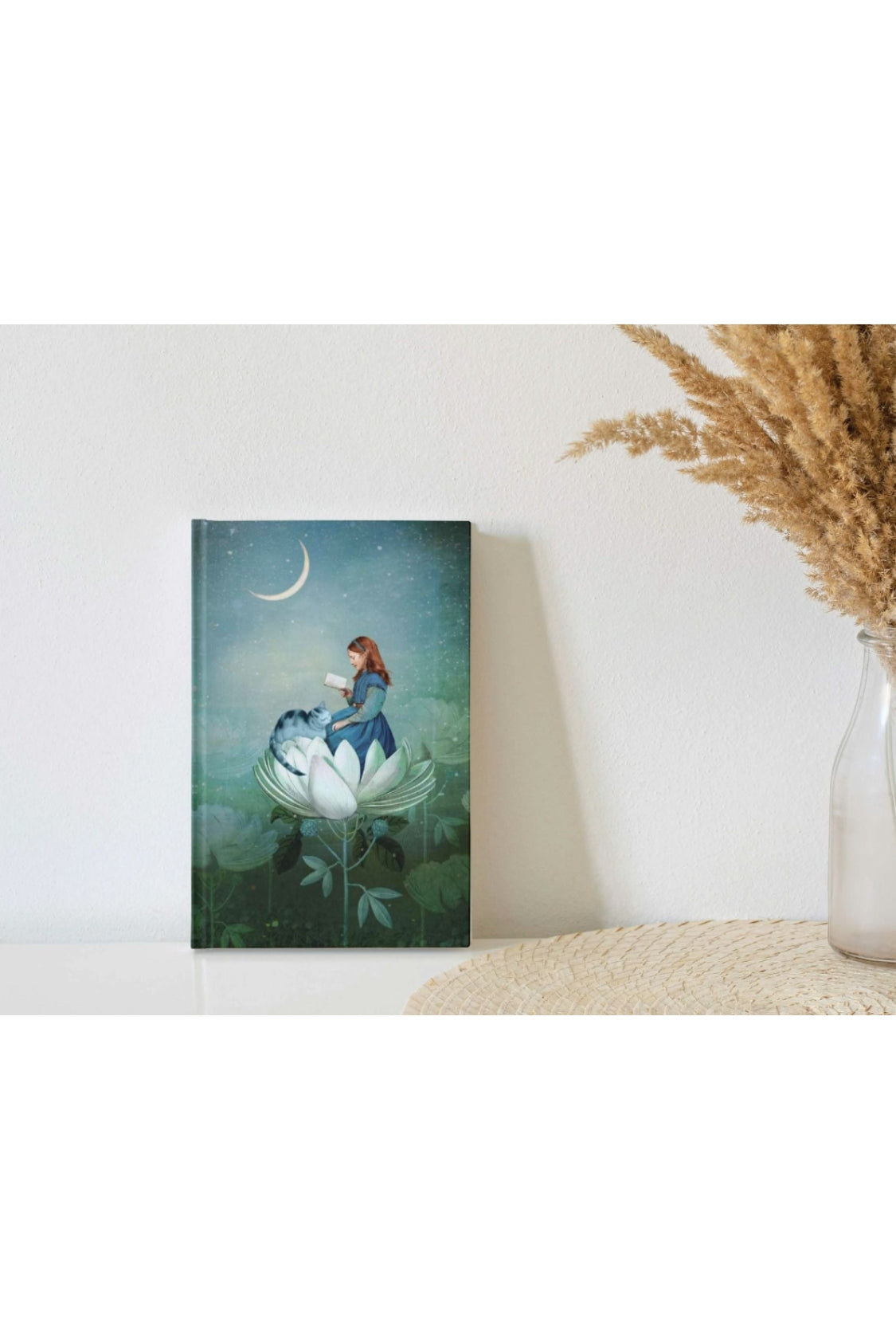 Cat & Girl - Lined Journal - Magpie Style