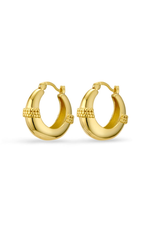 Cleo Hoop Earring - Gold - Magpie Style