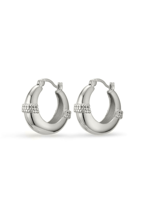 Cleo Hoop Earring - Silver - Magpie Style