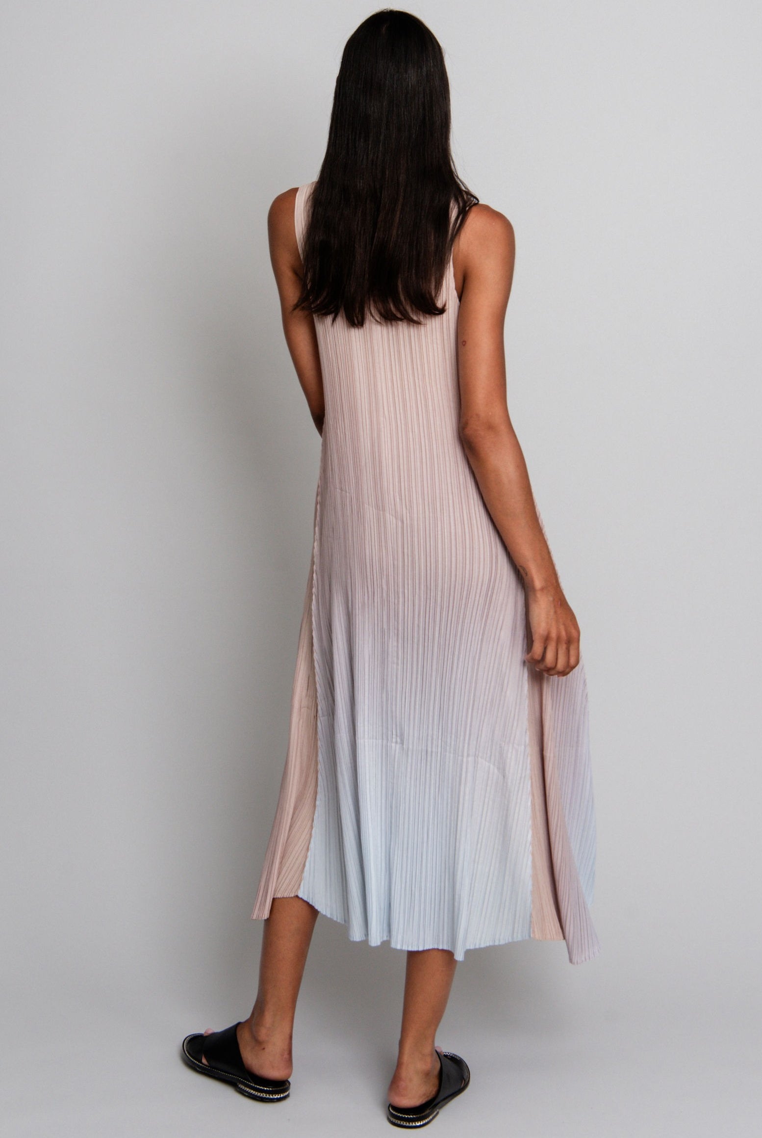 ALQUEMA Long Estrella Dress - Moonstone to Arctic Ice - Magpie Style