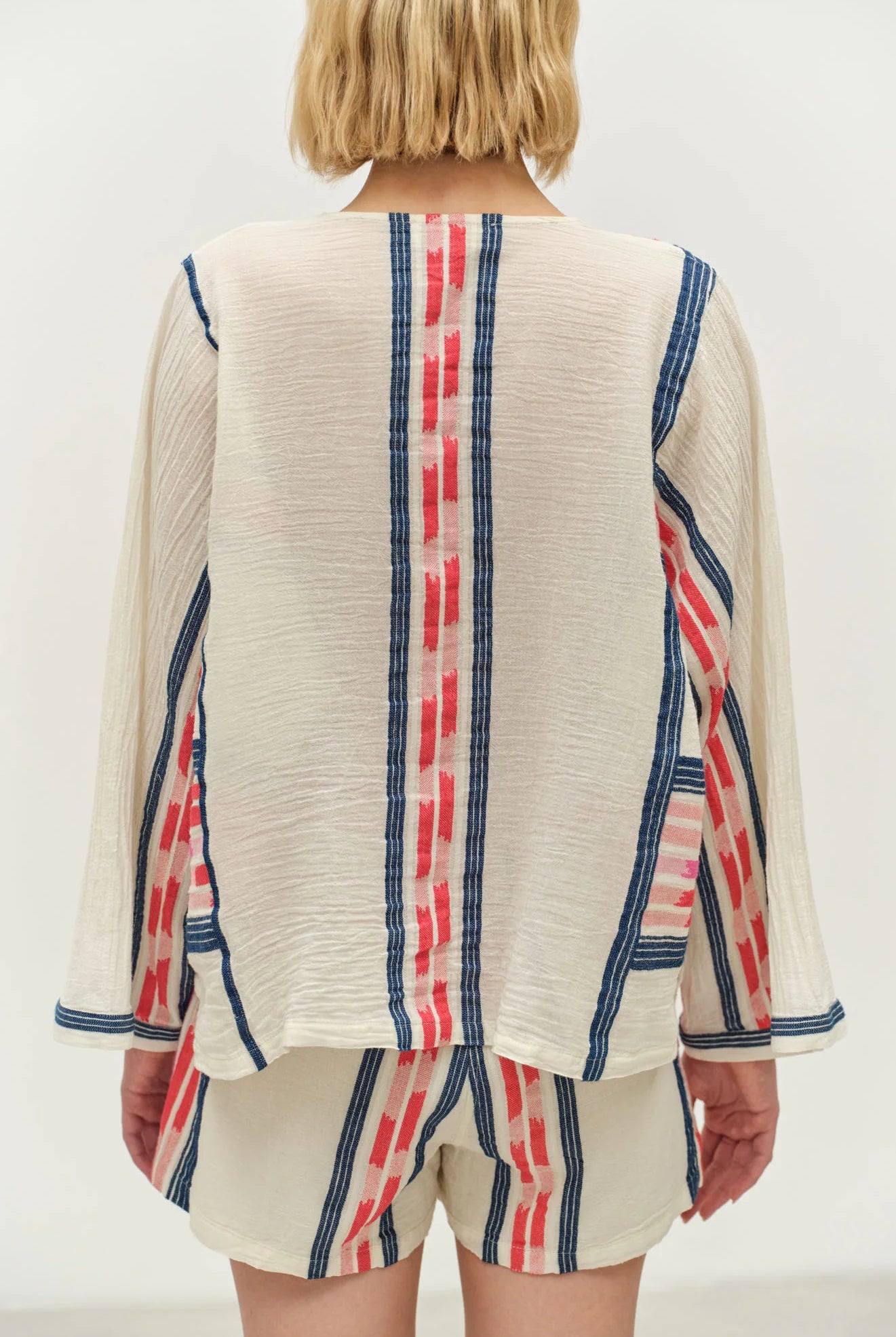 DEVOTION TWINS Dreamy Shirt - Navy/Red - Magpie Style