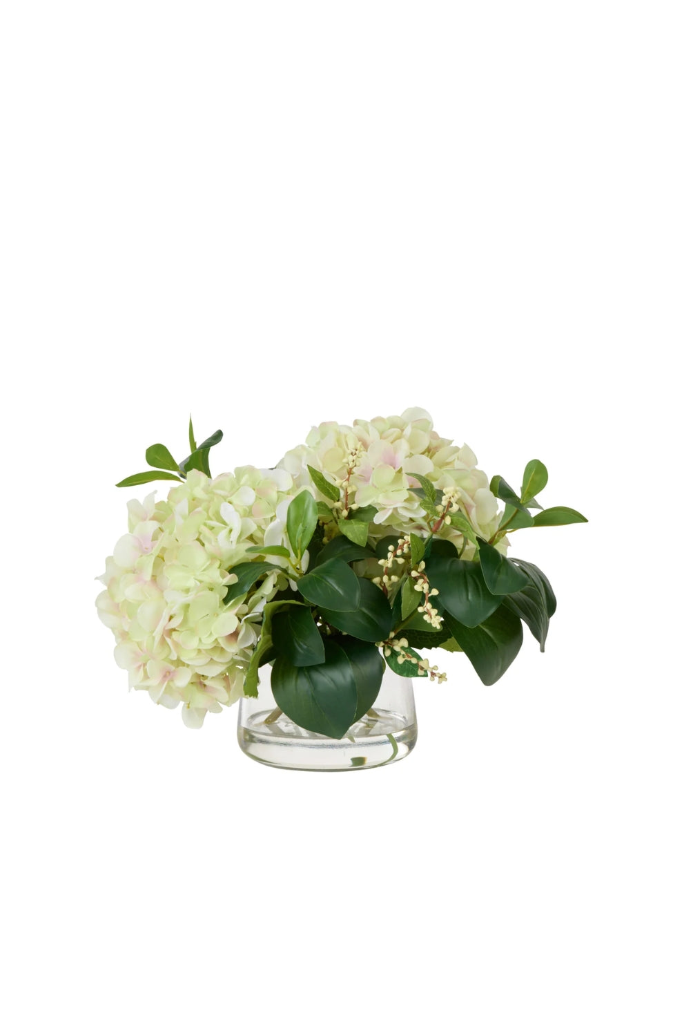 Medium Hydrangea Lush Leaf - Green - Magpie Style