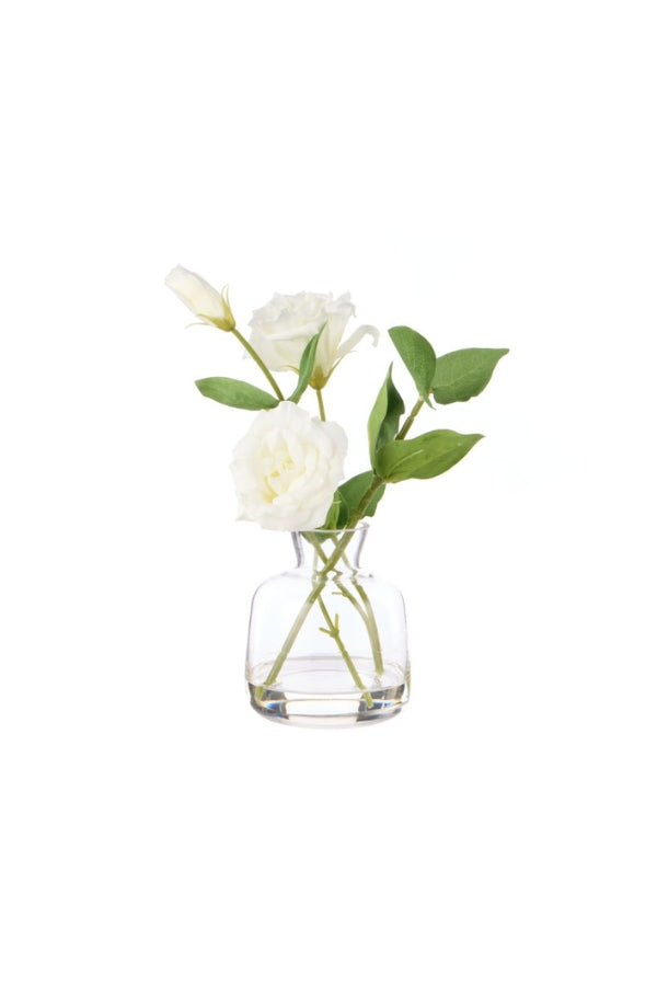 Lisianthus - Glass Vase - Magpie Style