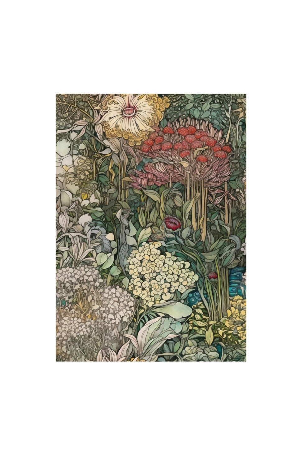 Card - Lush Garden - Magpie Style