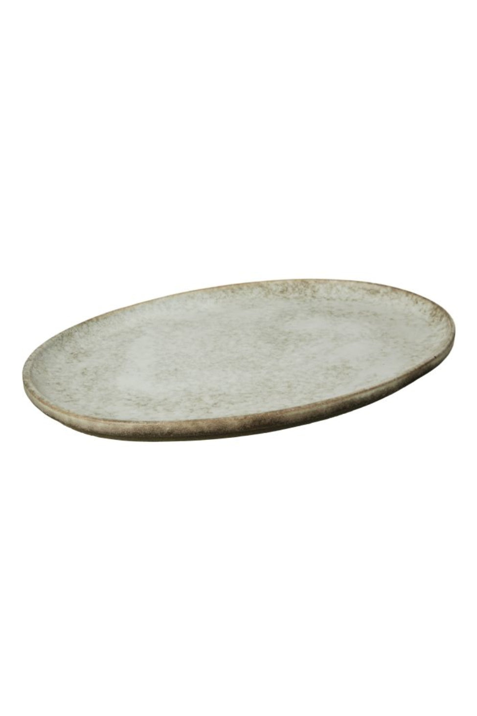Rustic Oval Ceramic Platter - Magpie Style
