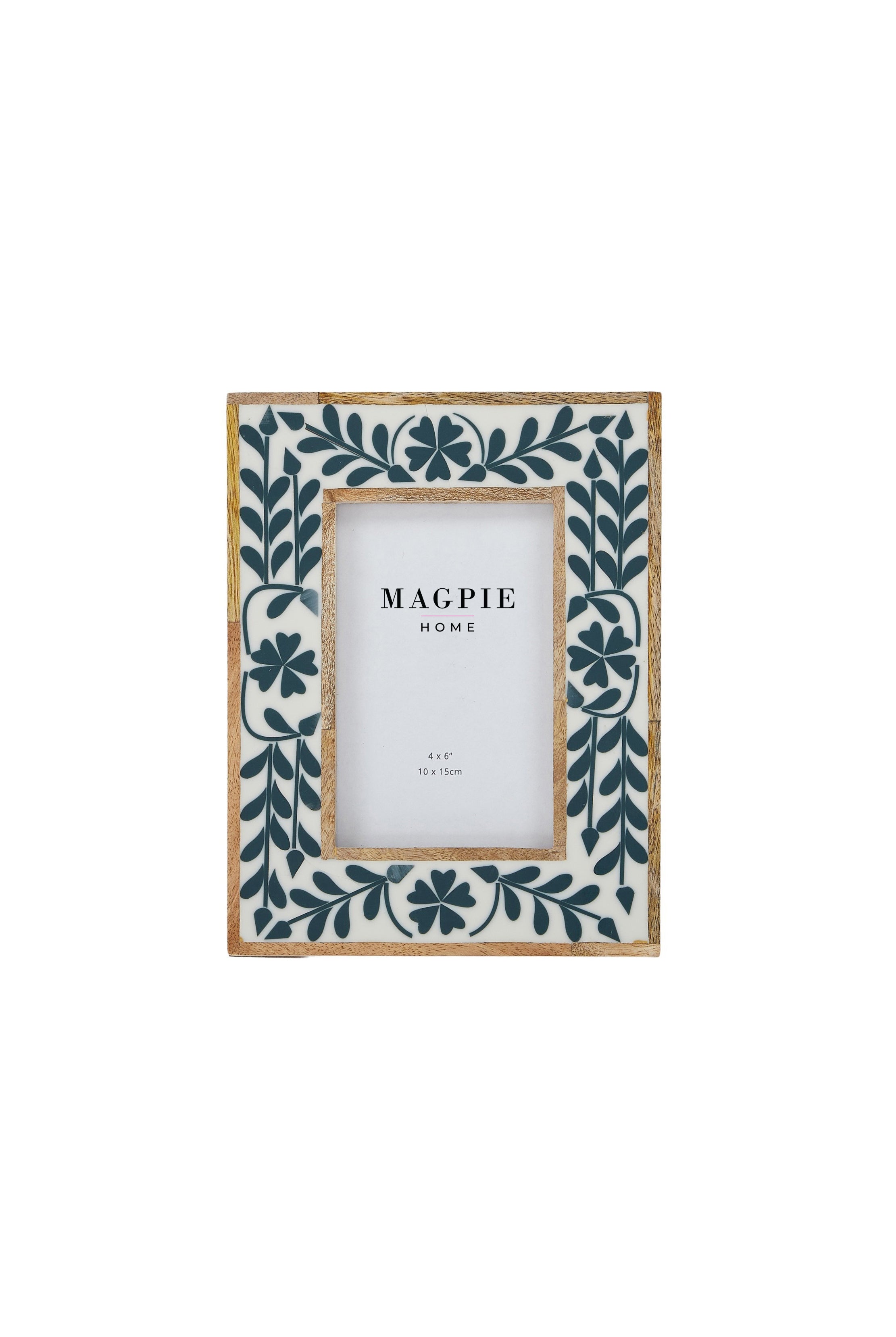 Tunisian Floral Inlay Photo Frame: 4x6 - Magpie Style