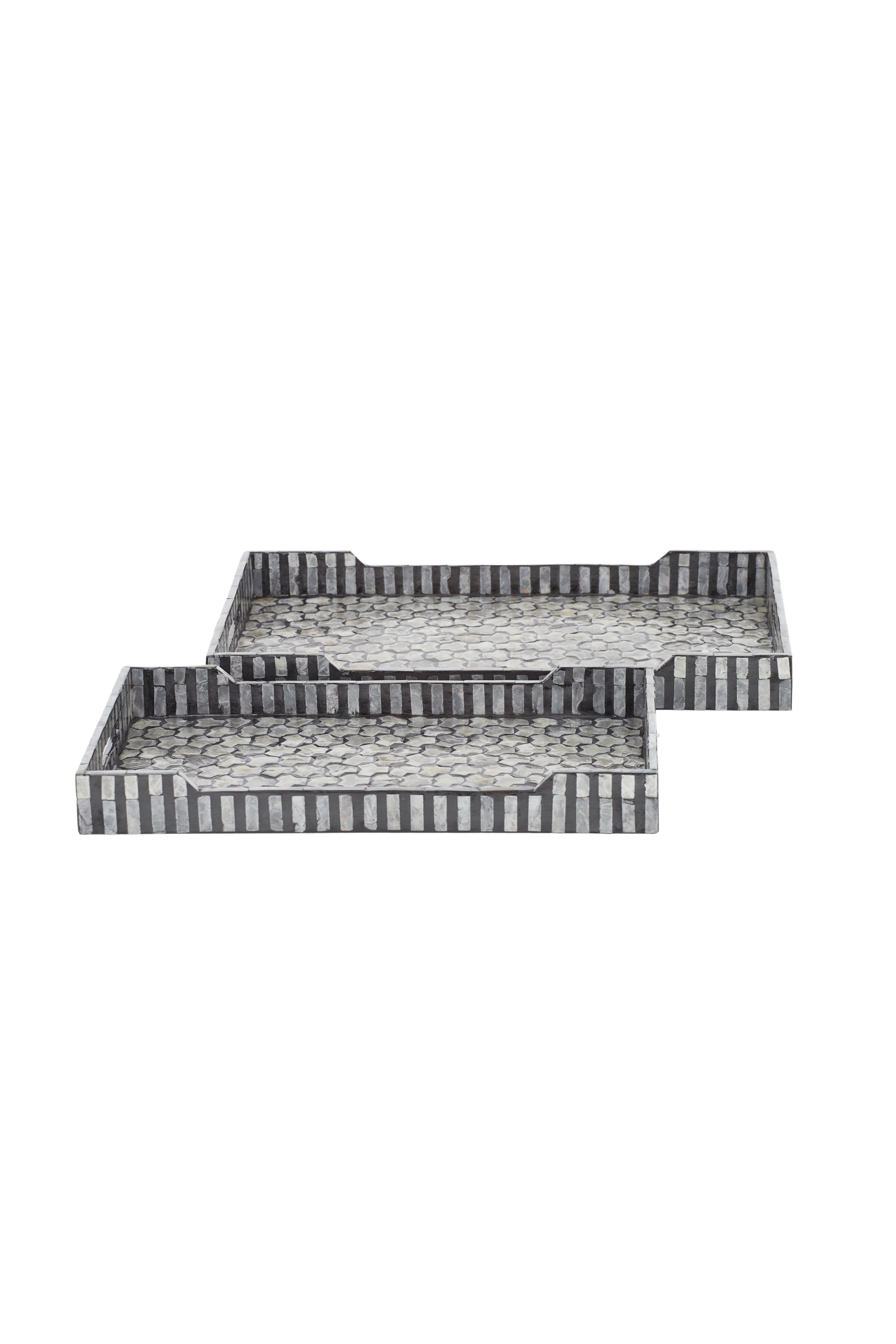 Cannes Capiz Shell Inlay Tray - Med - Magpie Style