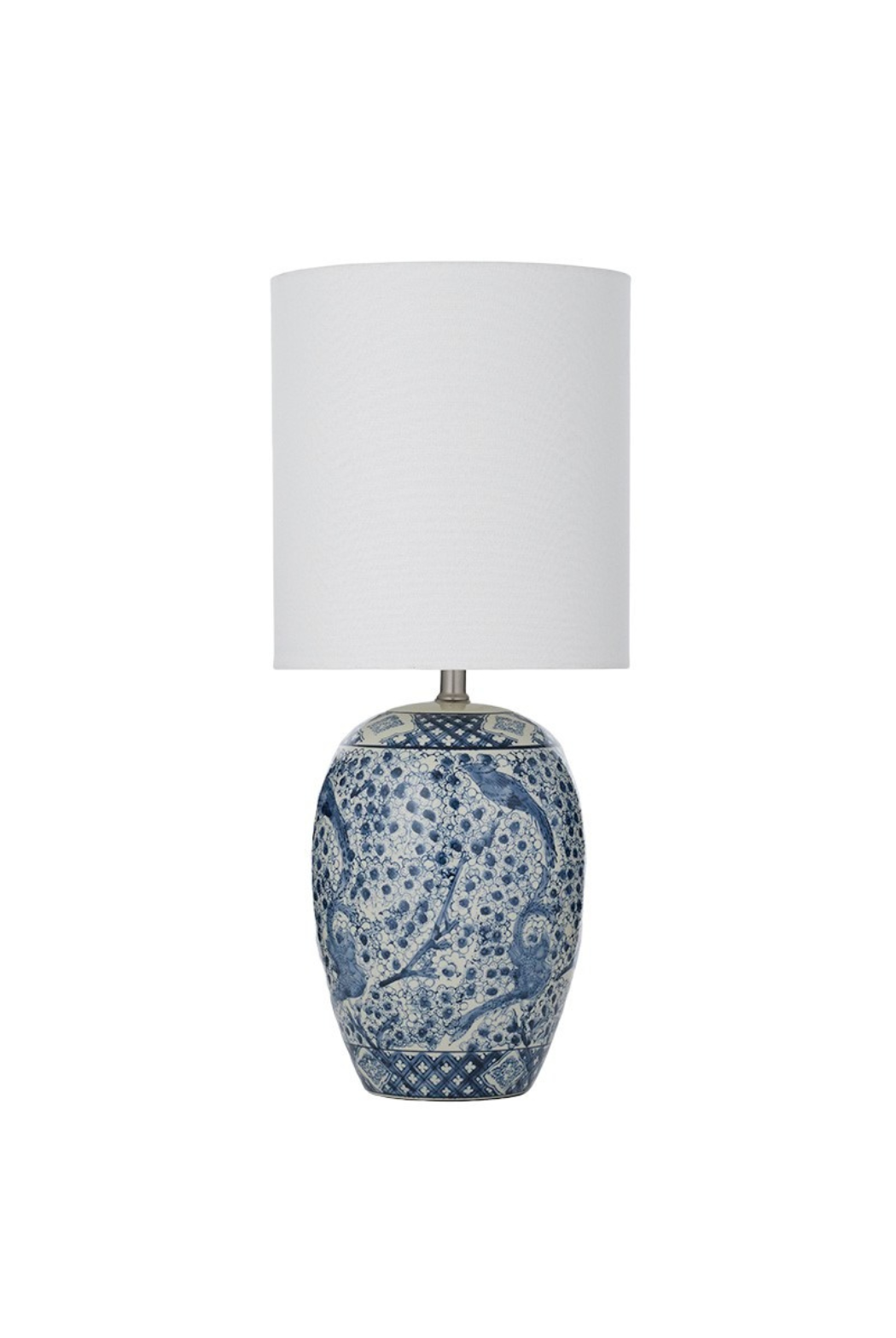 Bai Lai Navy Ceramic Lamp - Magpie Style