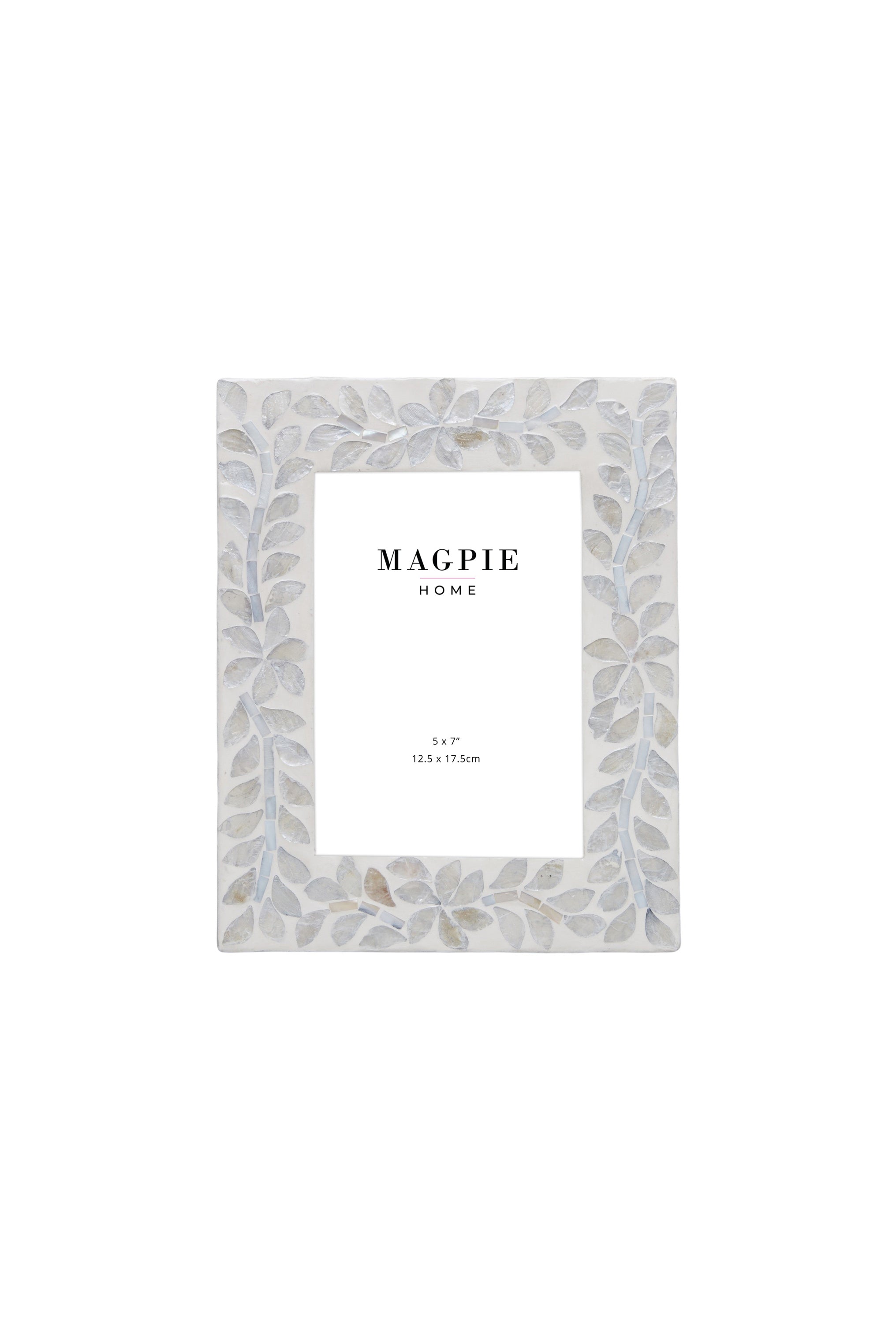 Catalina Capiz Shell Inlay Frame 5x7 - Magpie Style