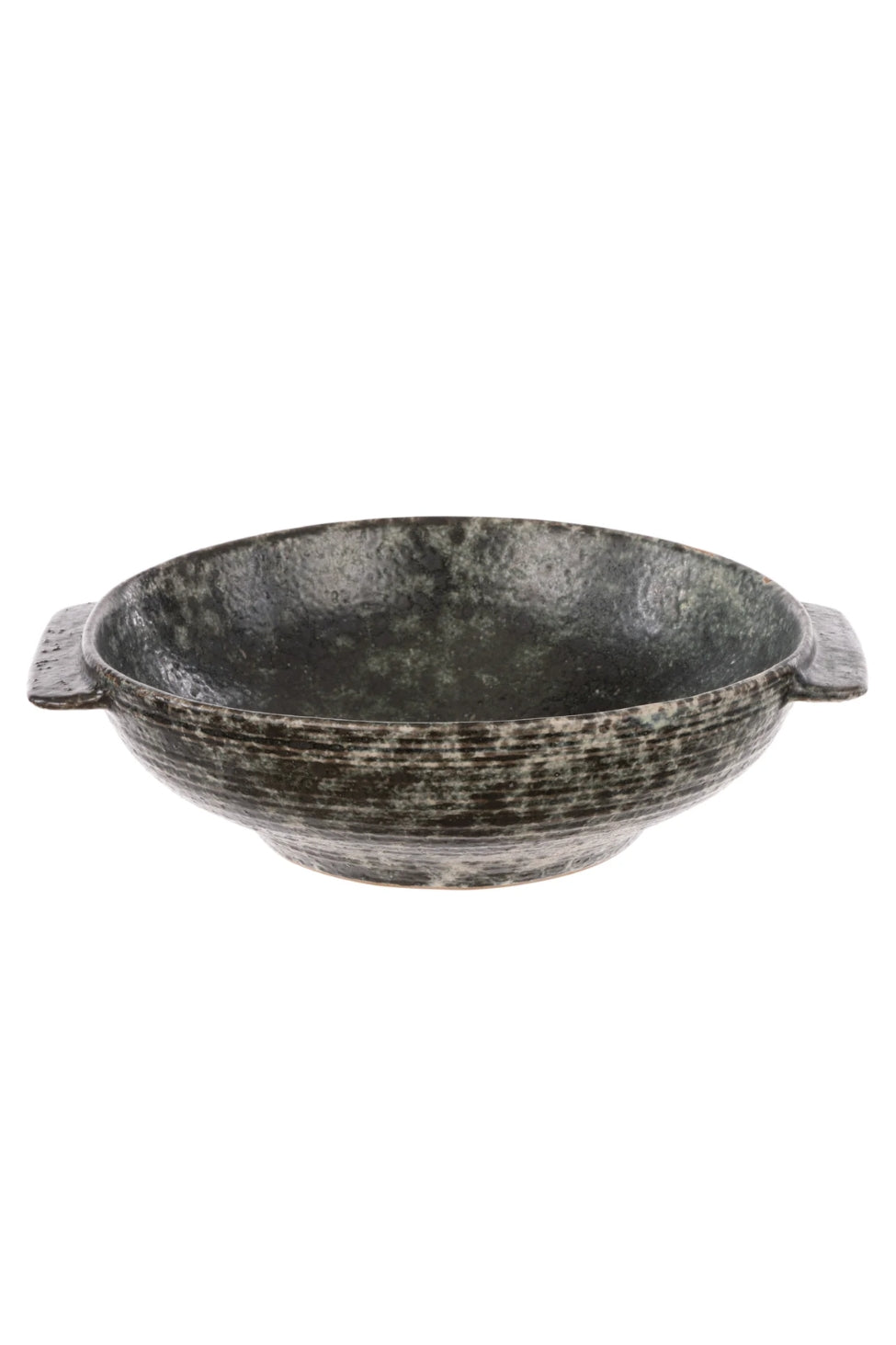 Stoneware Handled Bowl - Magpie Style