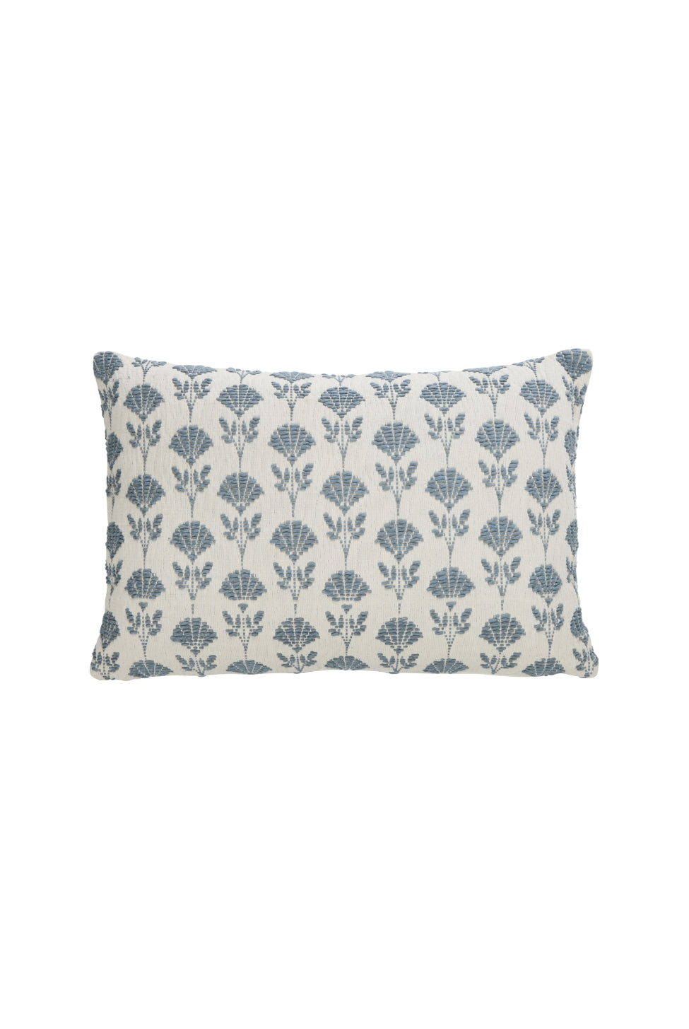 Blue Shell Meadow Lumbar Cushion - Magpie Style