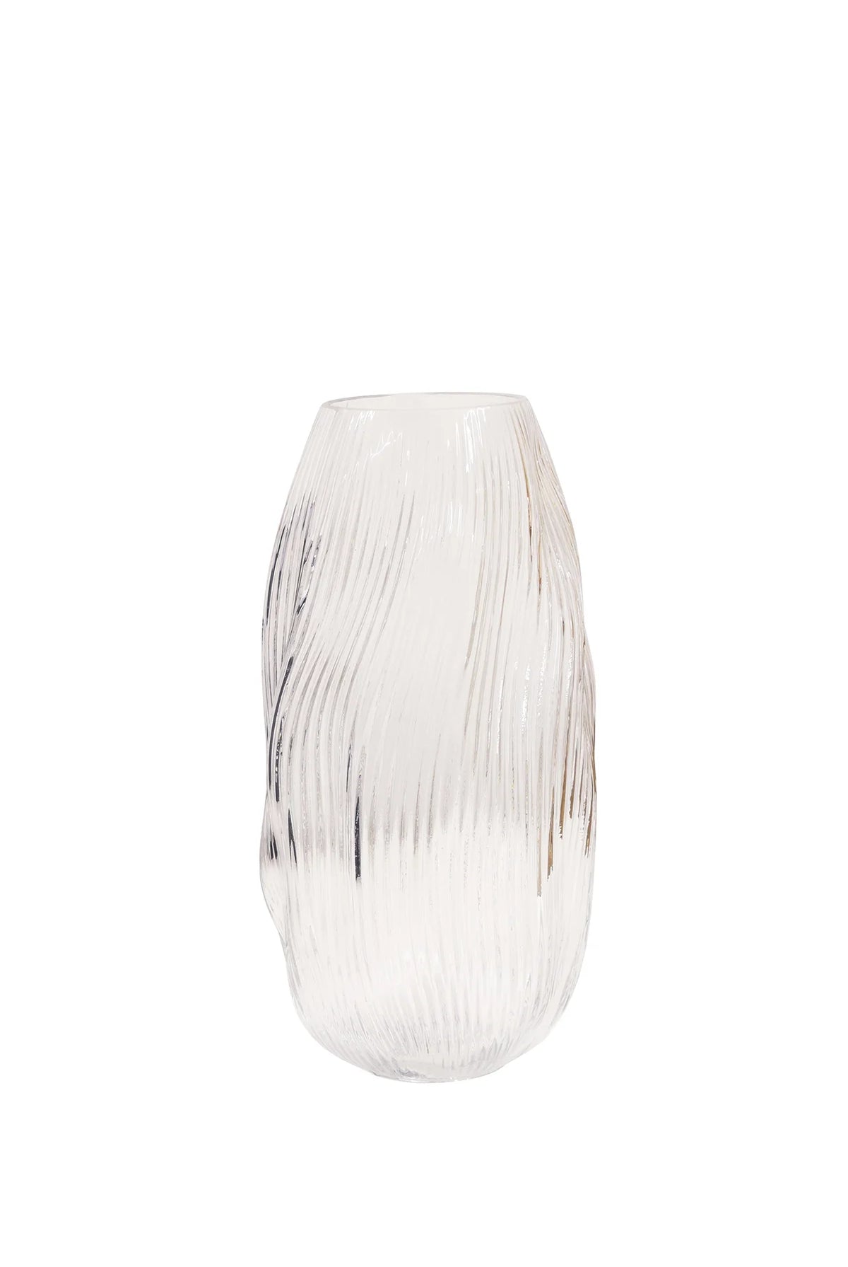 Venus Glass Vase Tall - Clear - Magpie Style